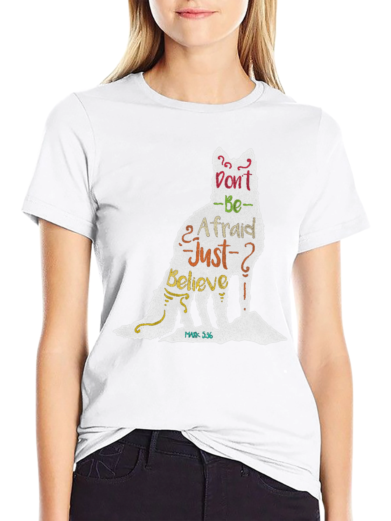 Inspirational Wolf Graphic T-Shirt
