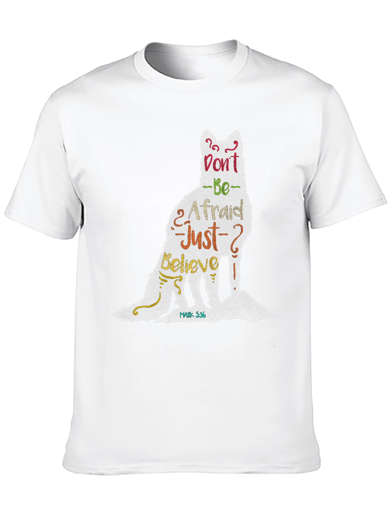 Inspirational Wolf Graphic T-Shirt