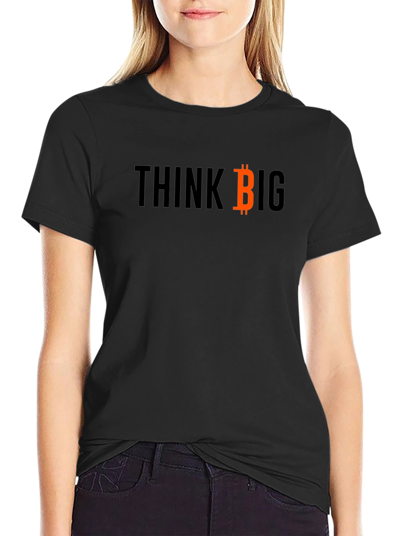 Think Big Bitcoin Tee - Crypto Investor T-Shirt