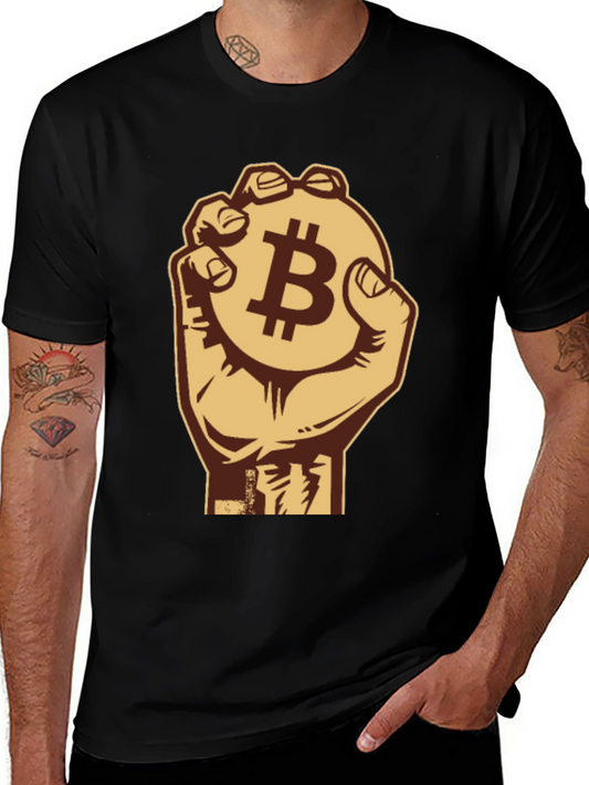 Bitcoin Fist T-Shirt - Crypto Currency Design