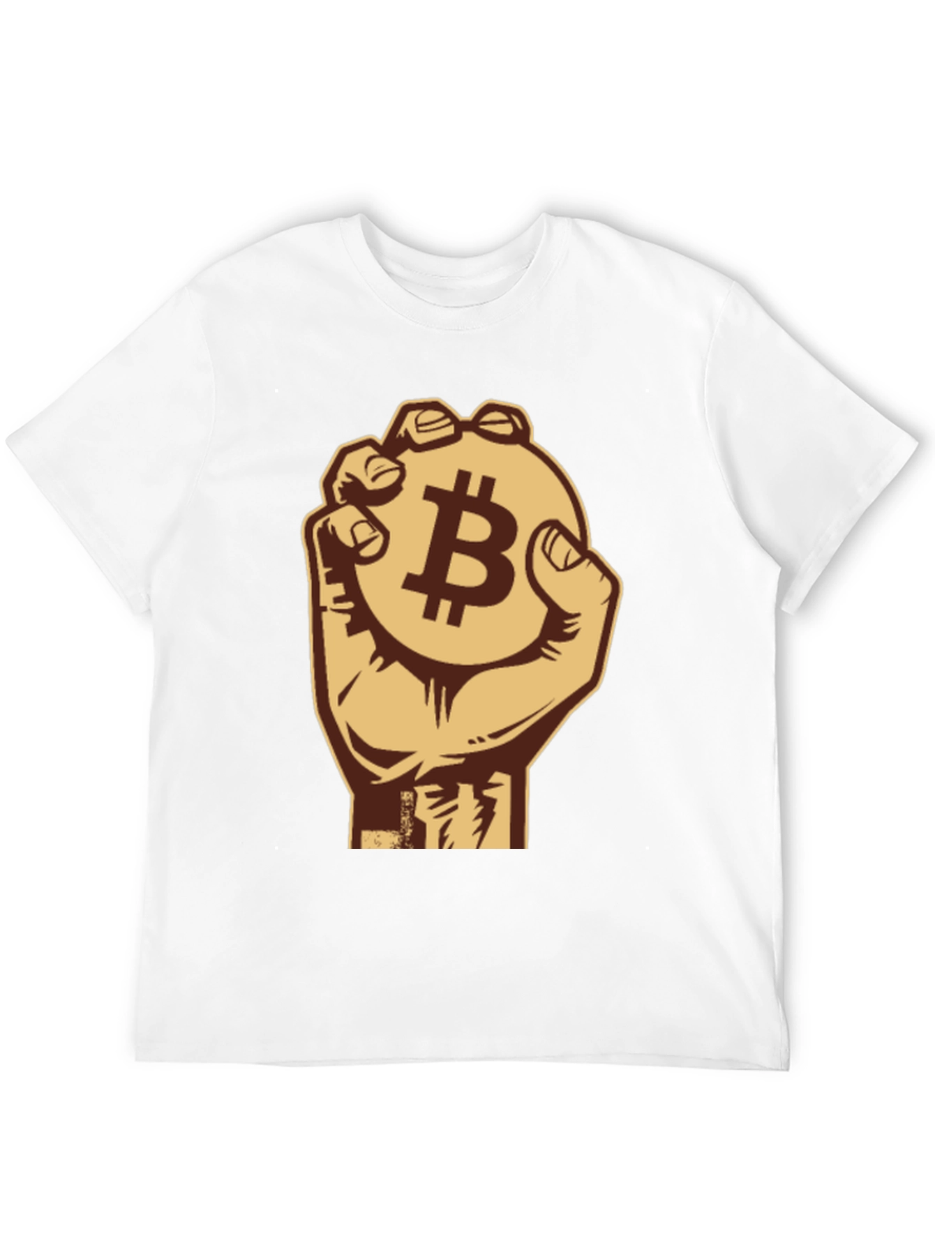 Bitcoin Fist T-Shirt - Crypto Currency Design