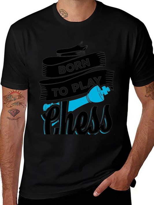 Born to Play Chess Graphic T-Shirt