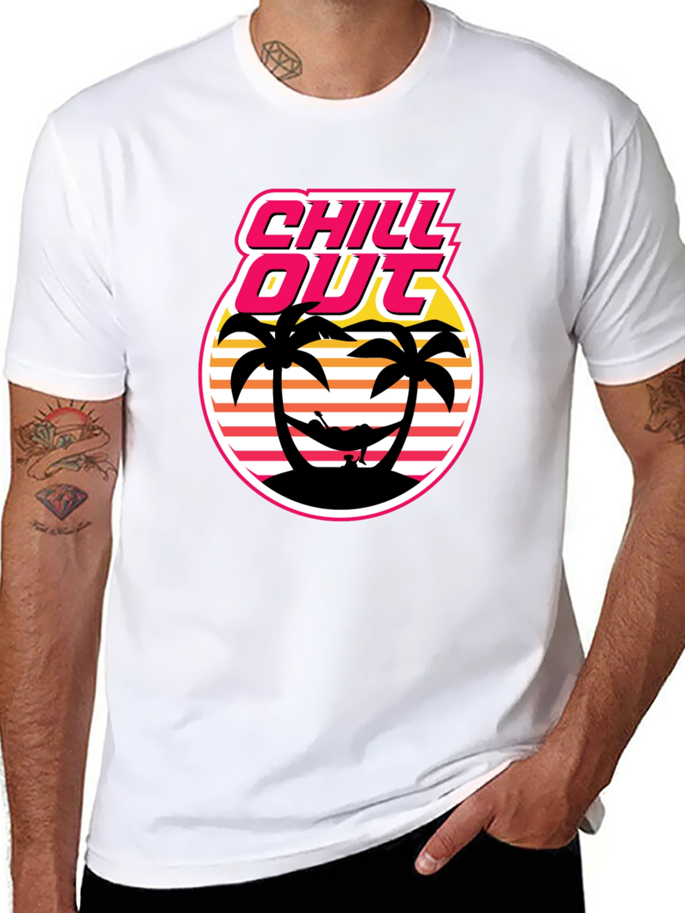 Chill Out T-Shirt - Tropical Vacation Vibes