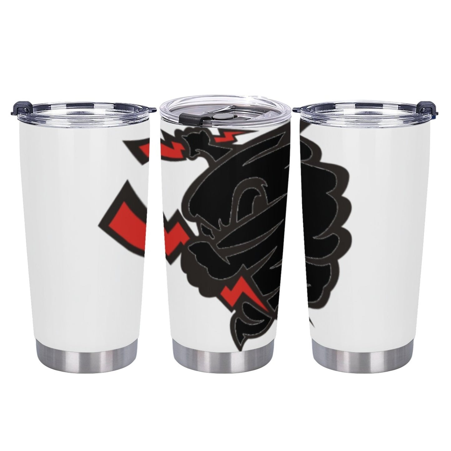Stylish Insulated Travel Tumbler - Stainless Steel Graphic Design Cup