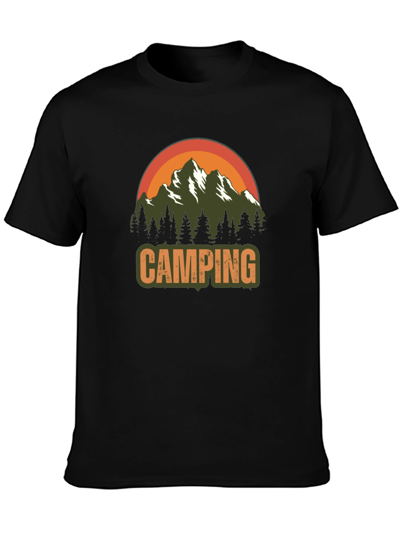 Camping Graphic T-Shirt - Adventure Awaits!