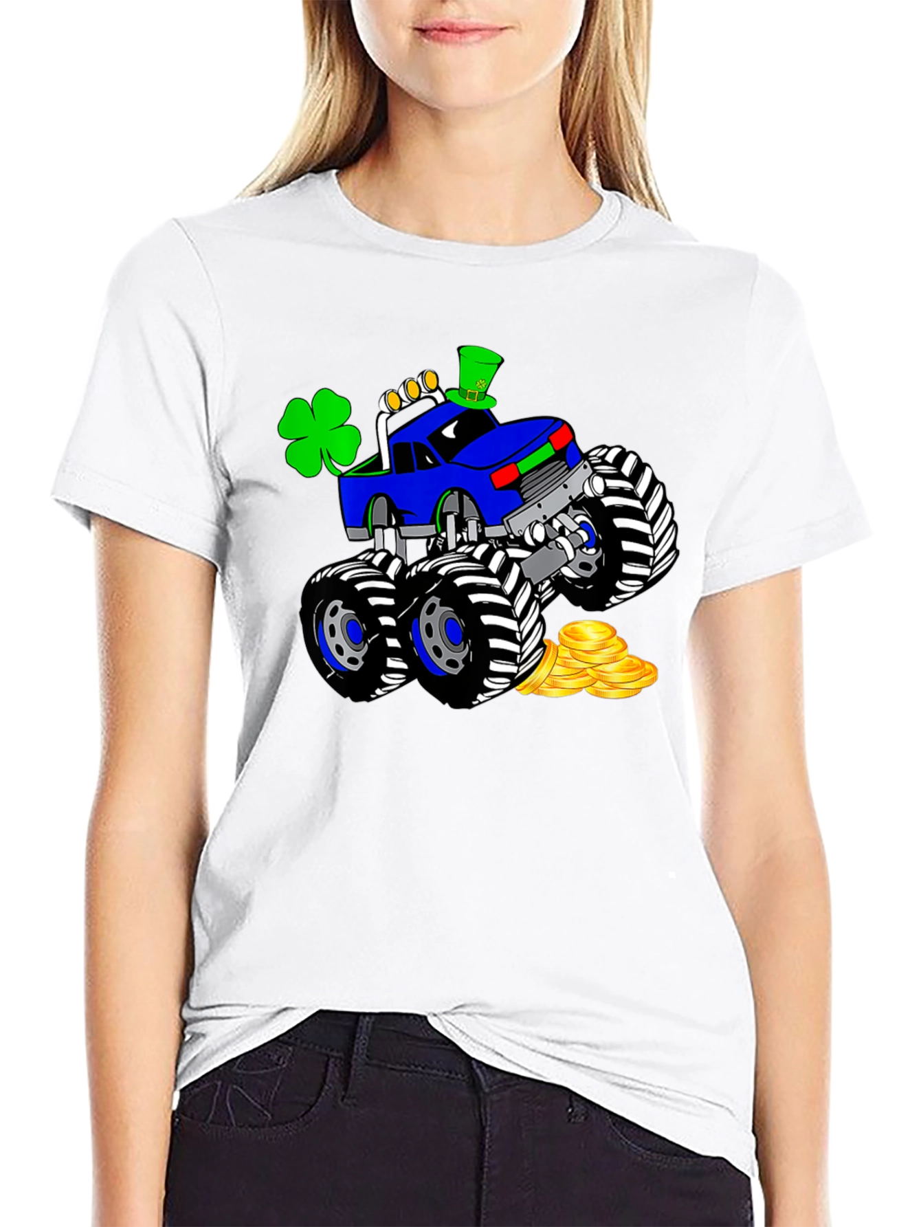 St. Patricks Day Monster Truck T-Shirt
