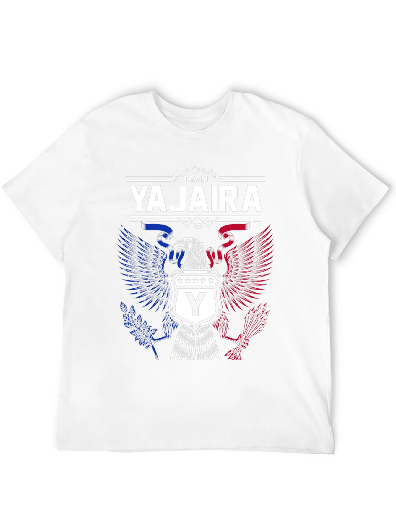 Team Yajaira Eagle Graphic Black T-Shirt