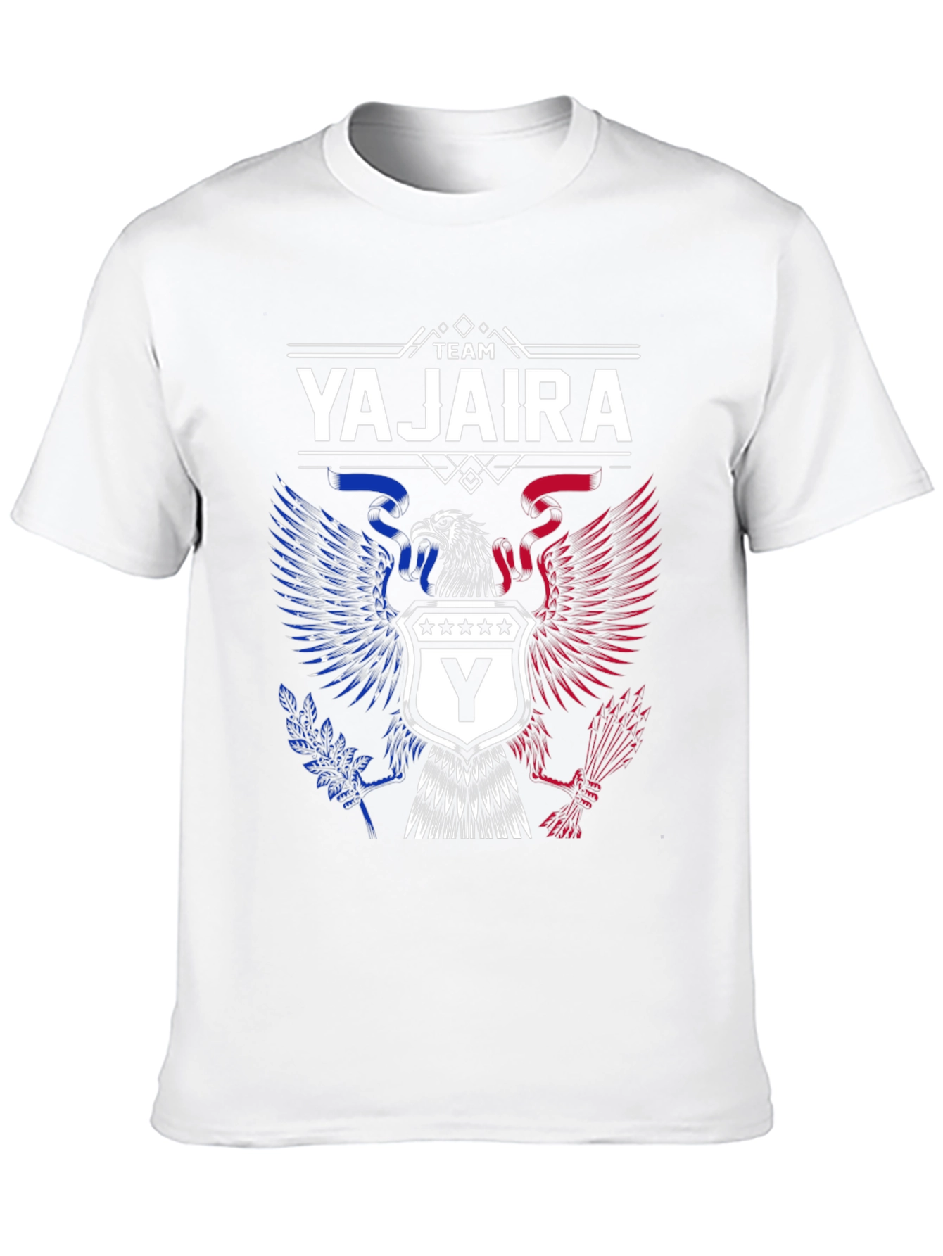 Team Yajaira Eagle Graphic Black T-Shirt