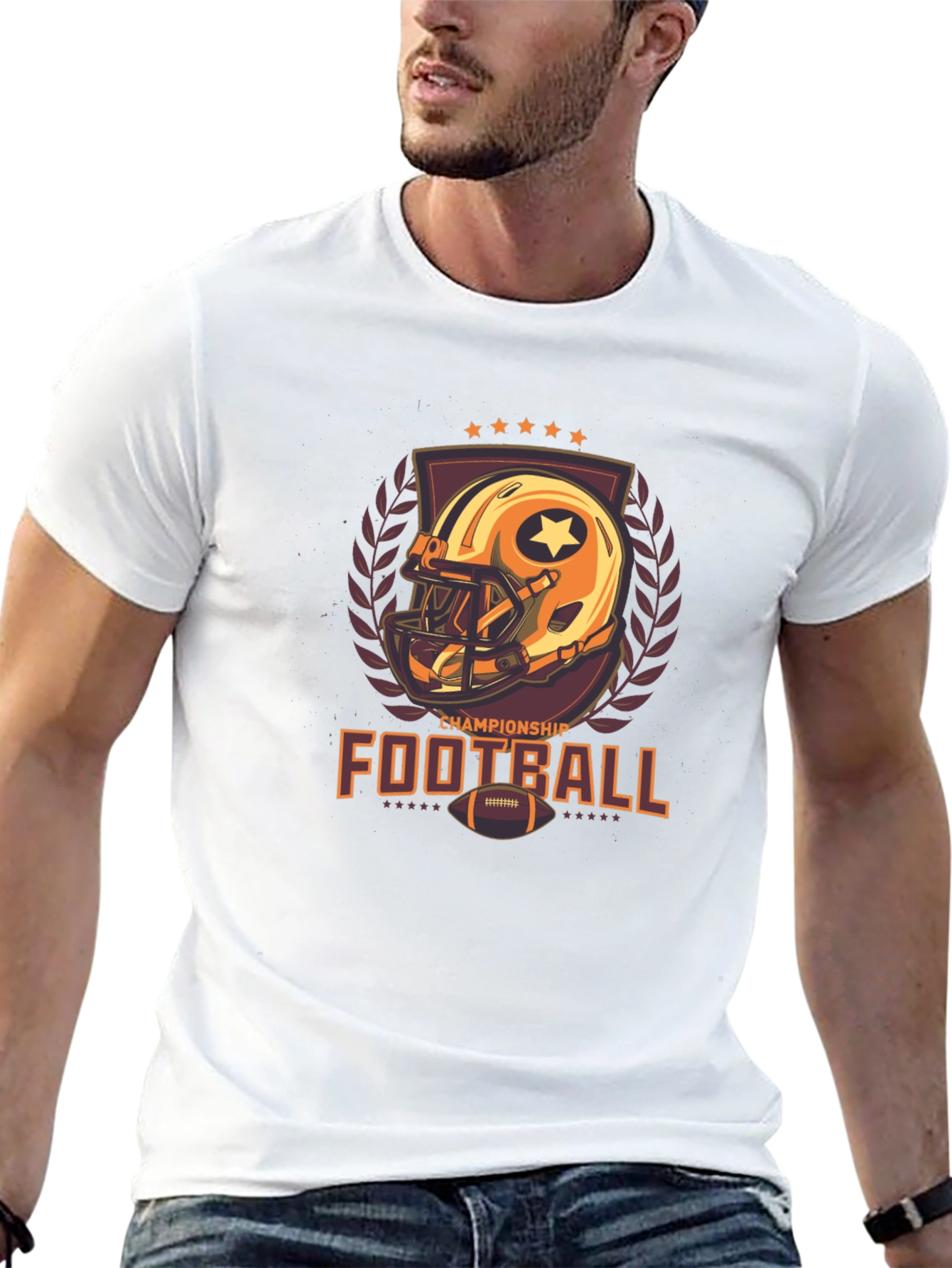 Football Championship Graphic T-Shirt