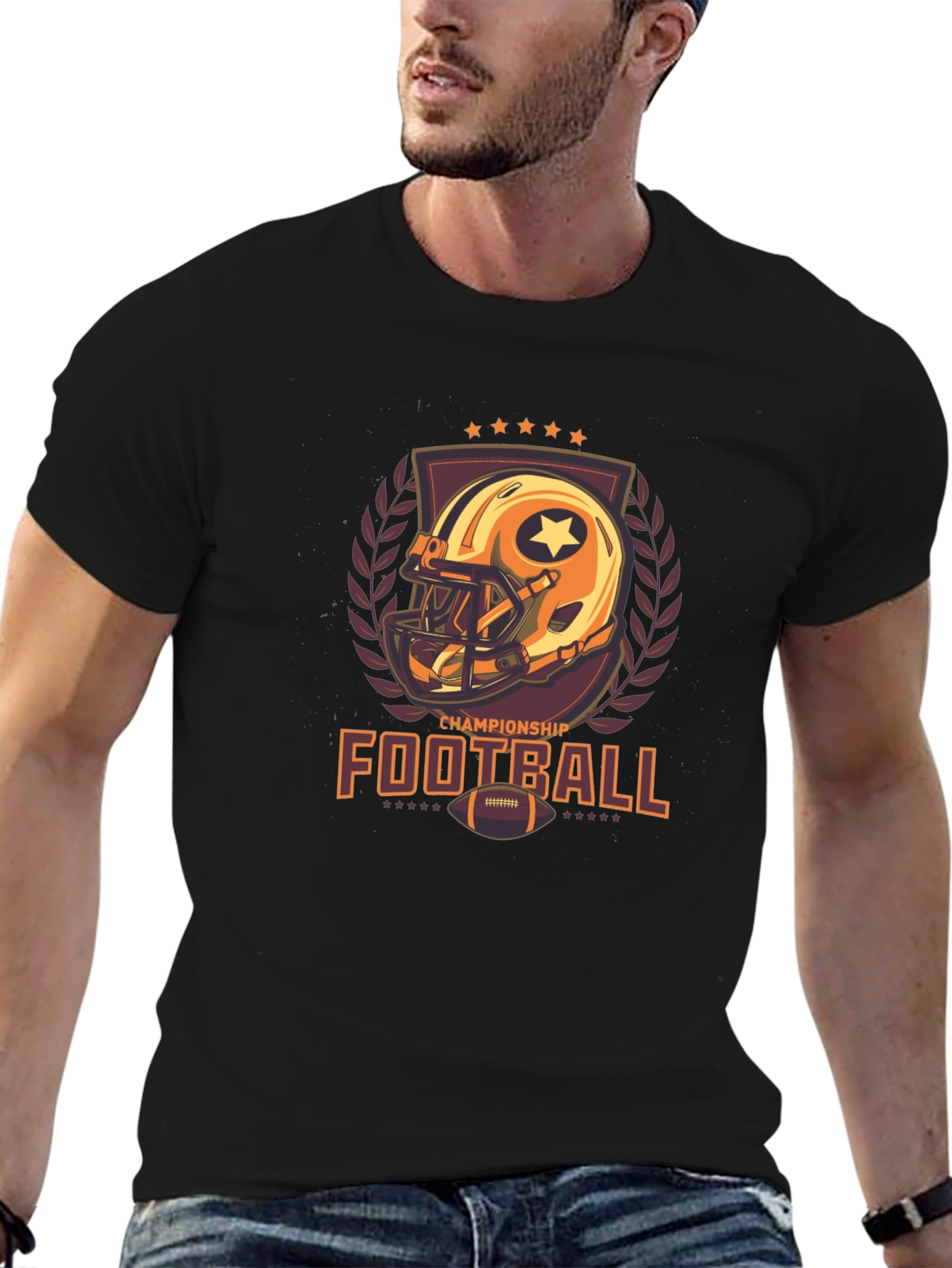 Football Championship Graphic T-Shirt