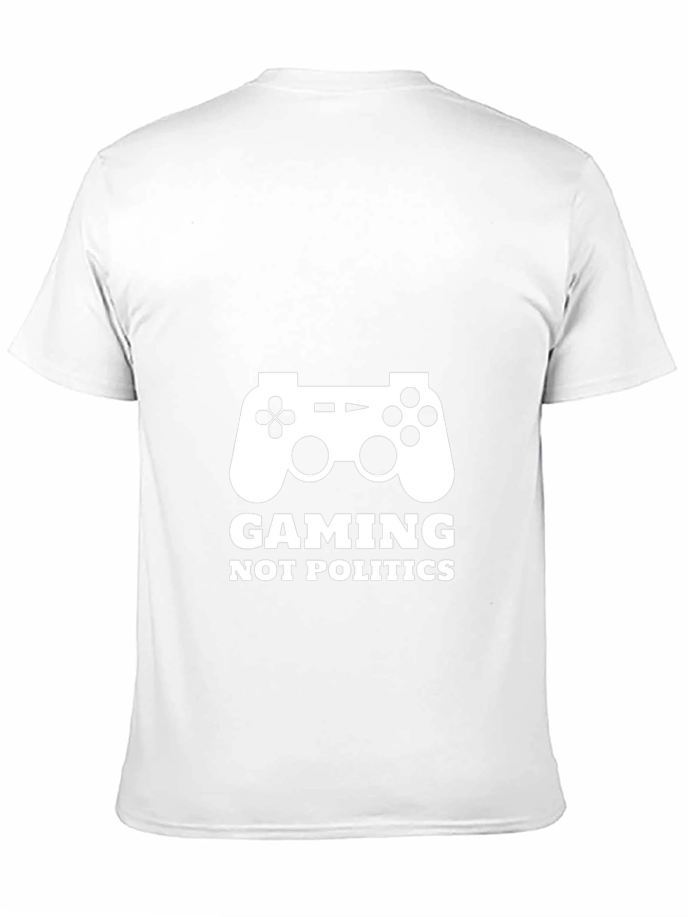 Gaming Not Politics Black T-Shirt