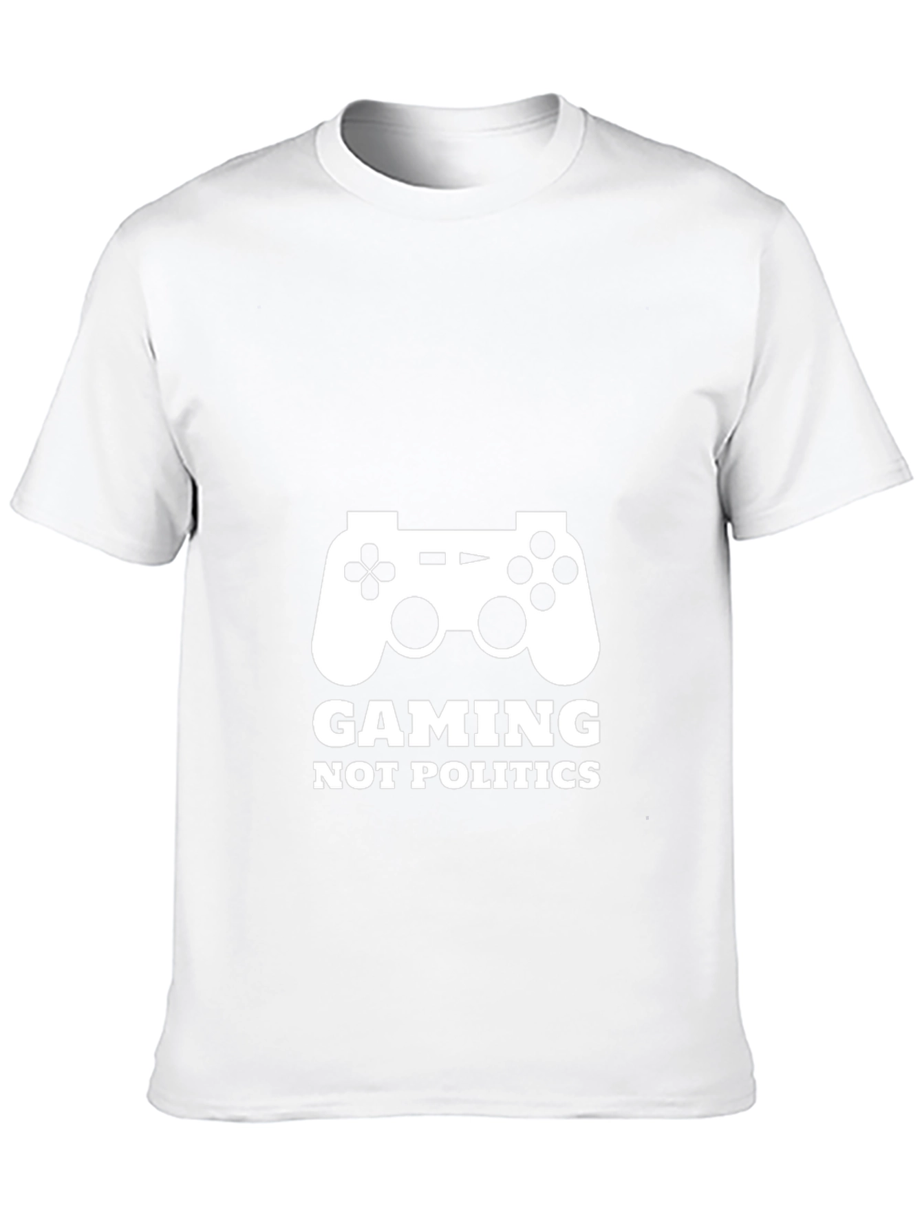 Gaming Not Politics Black T-Shirt