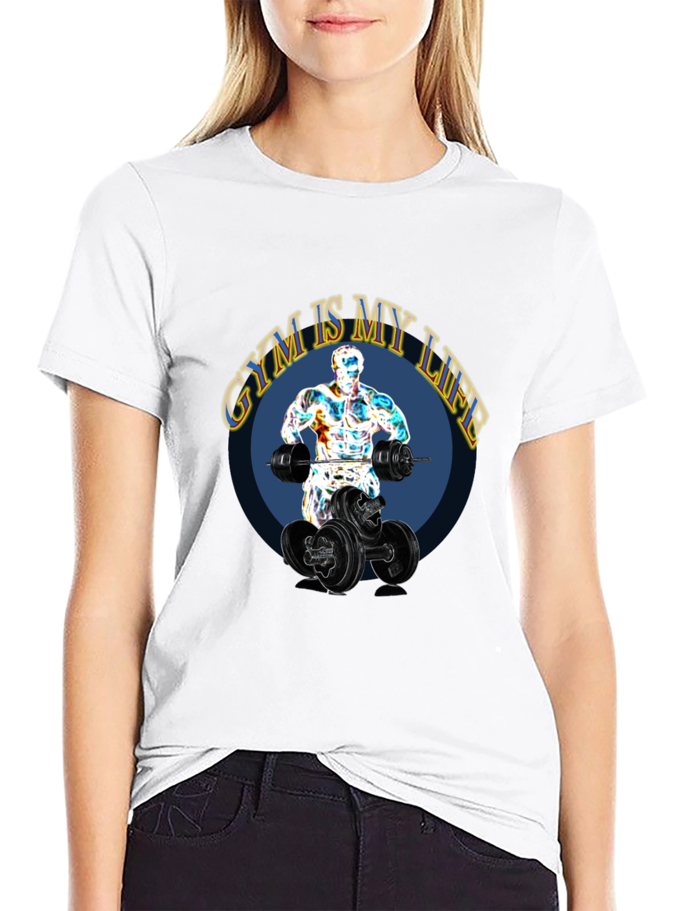 Gym Is My Life Graphic T-Shirt