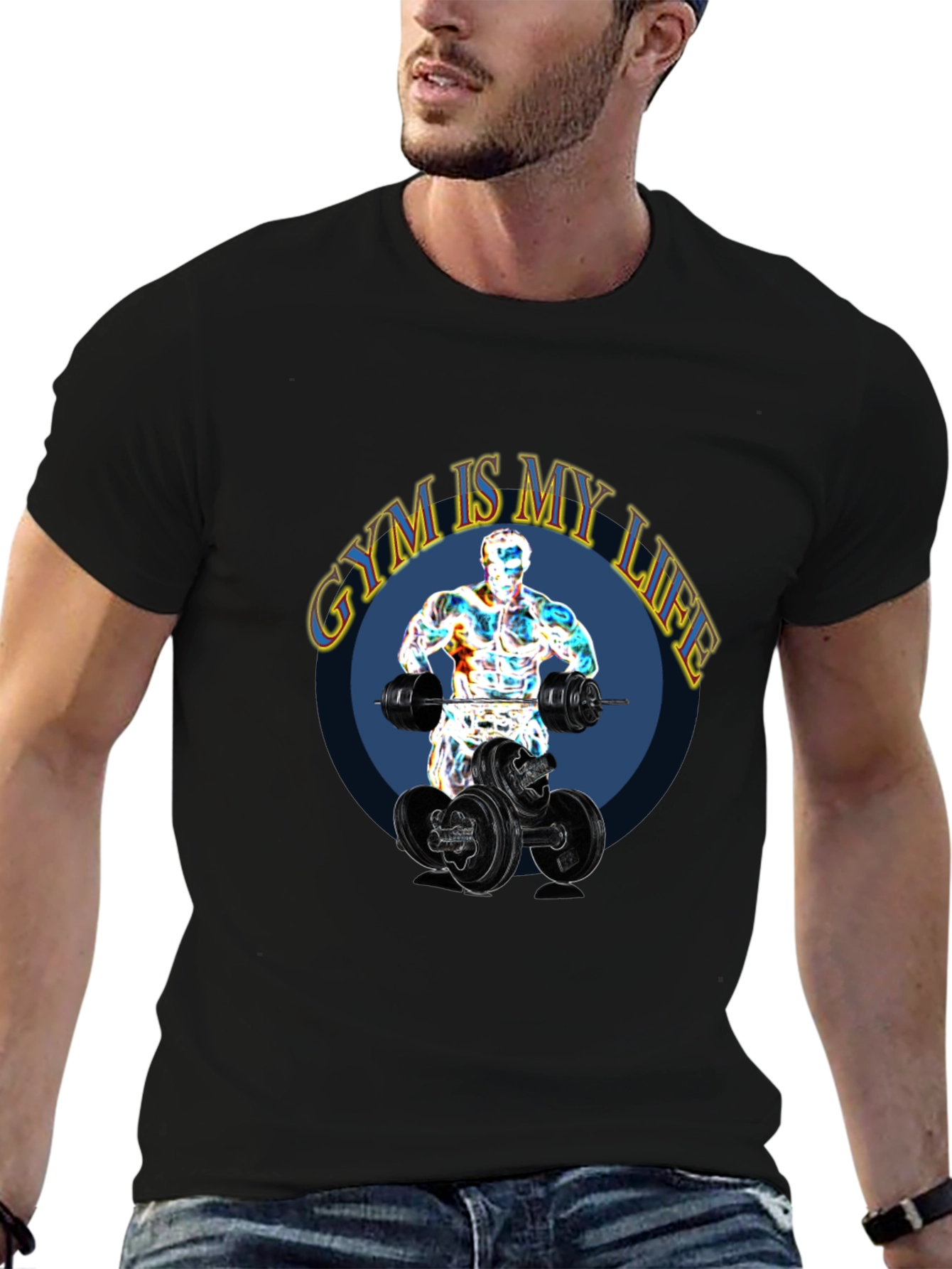 Gym Is My Life Graphic T-Shirt