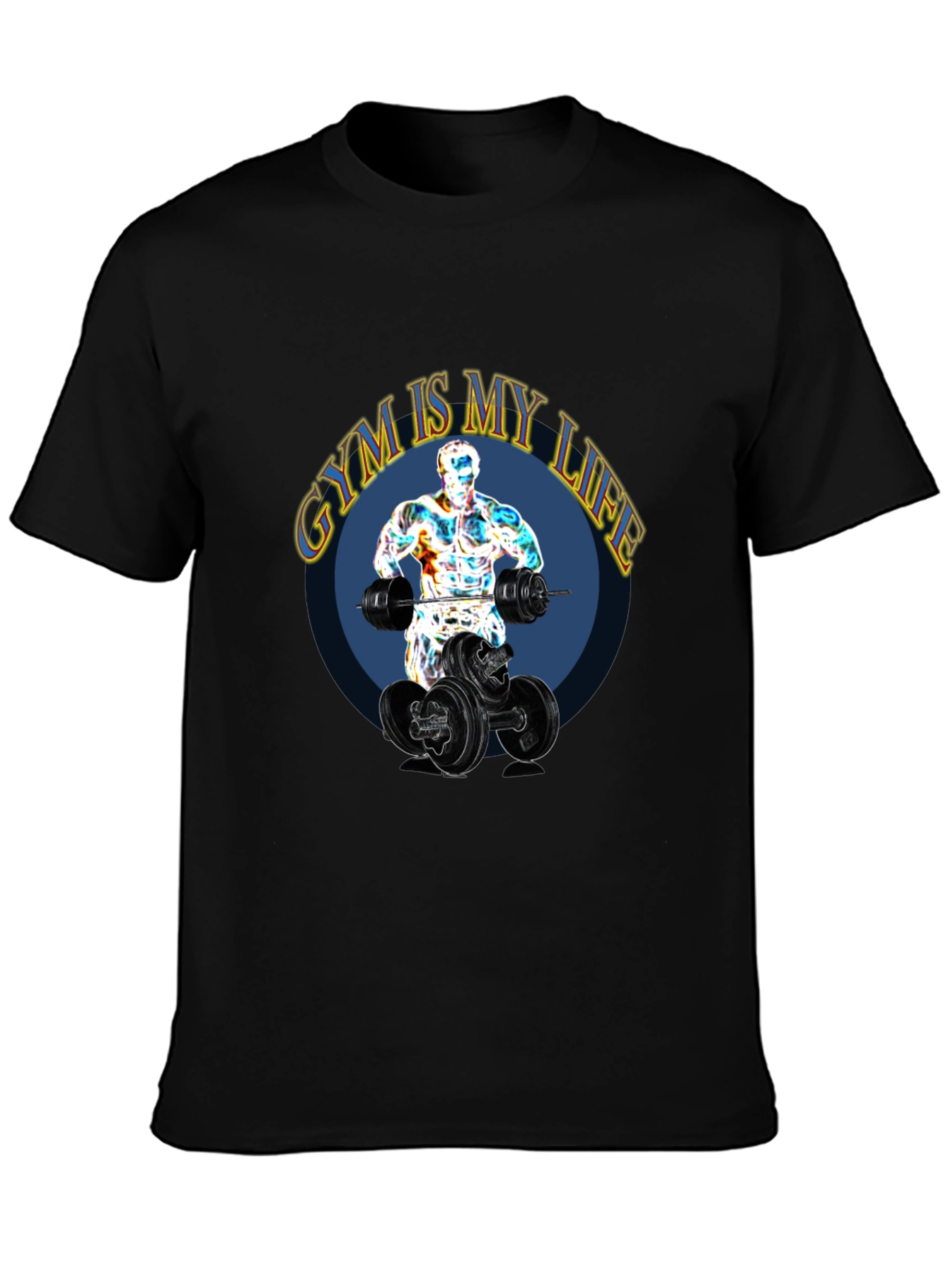 Gym Is My Life Graphic T-Shirt