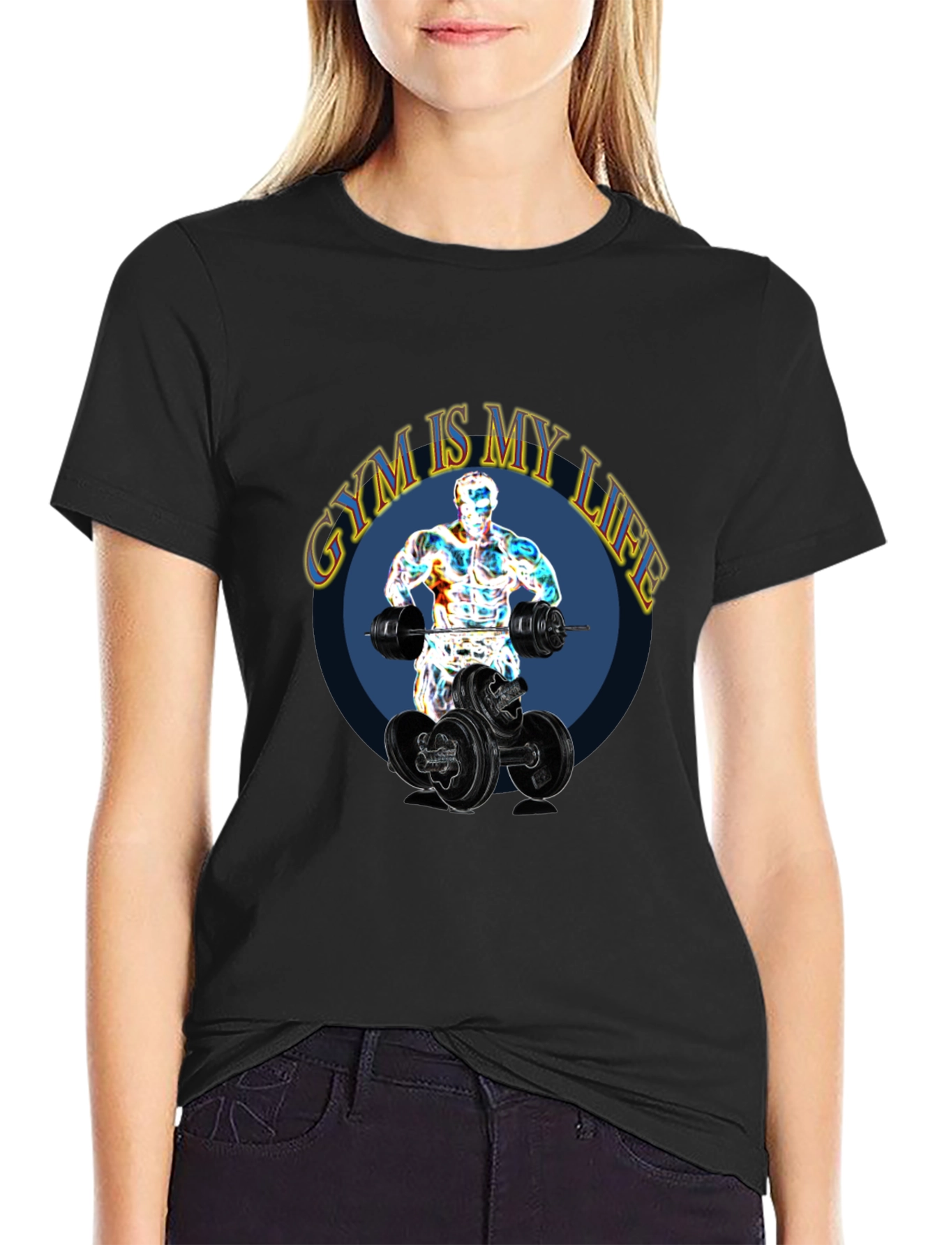 Gym Is My Life Graphic T-Shirt