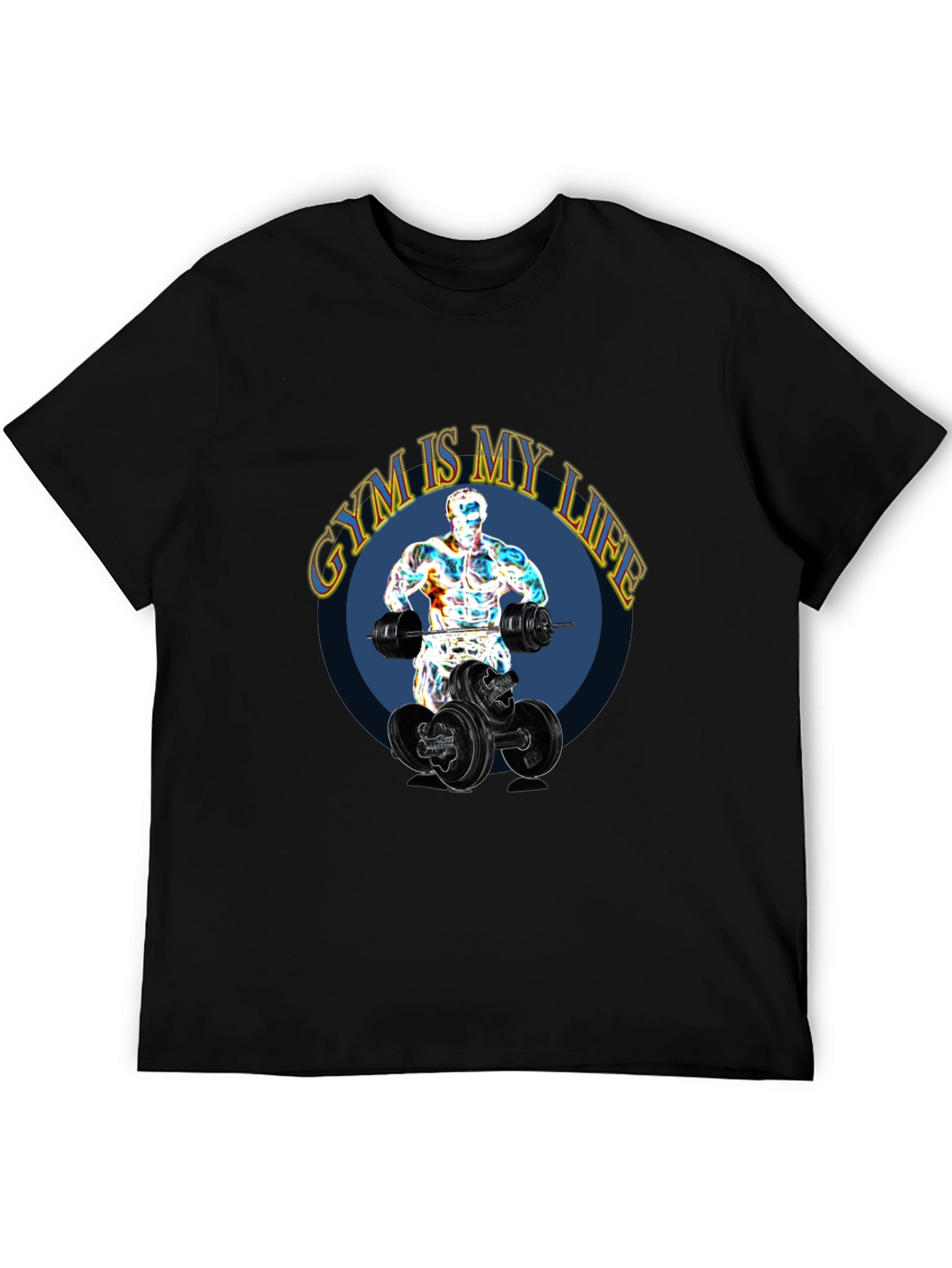 Gym Is My Life Graphic T-Shirt