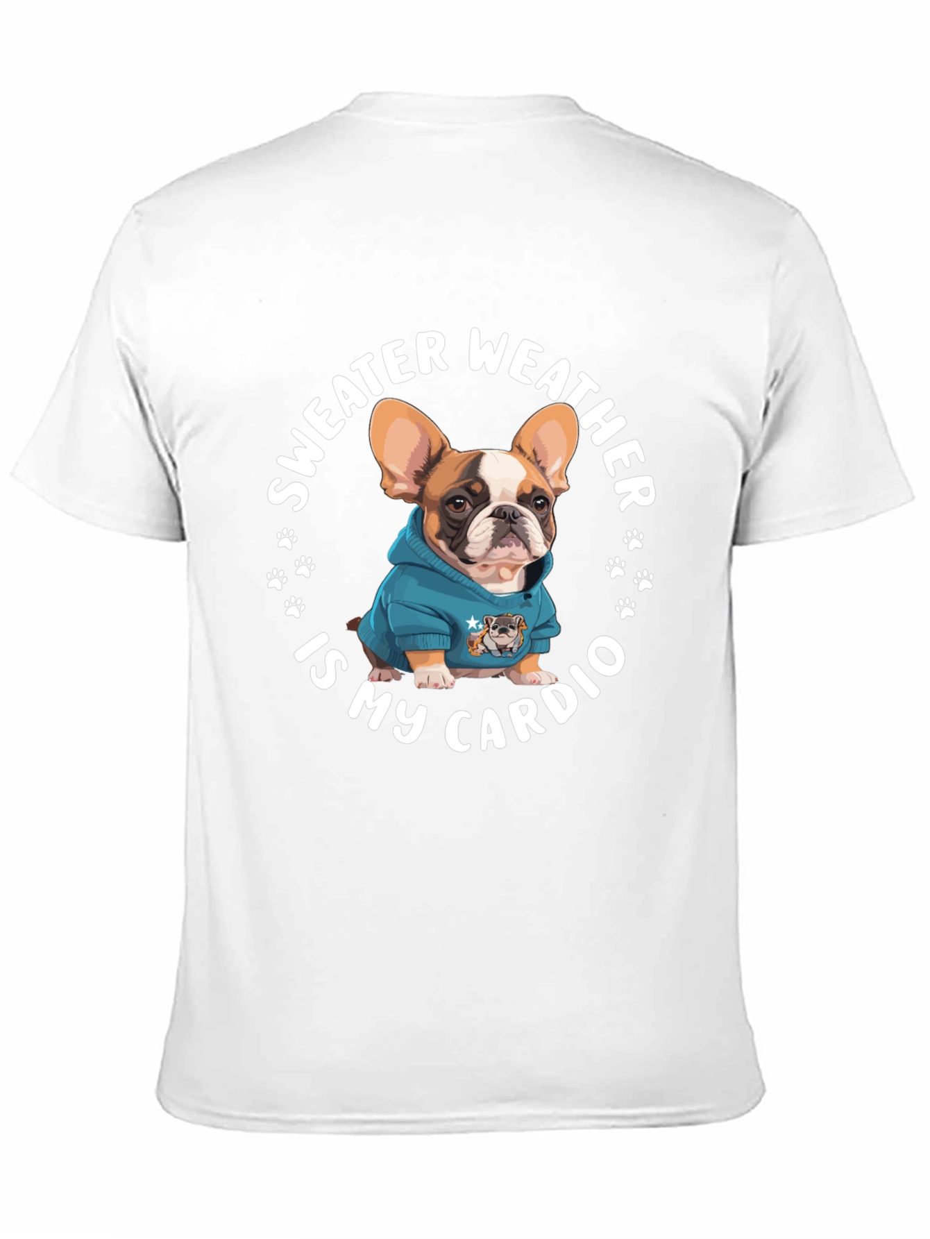 Sweater Weather French Bulldog Graphic Tee