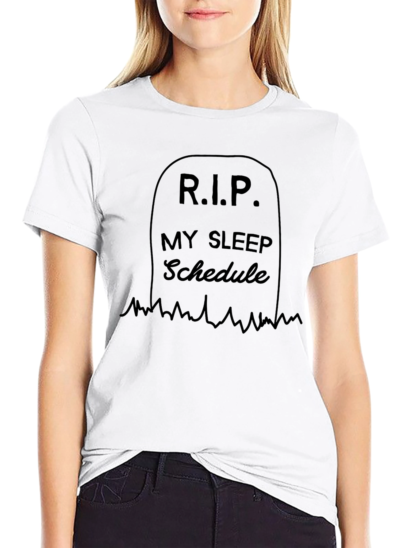 RIP My Sleep Schedule Graphic Tee
