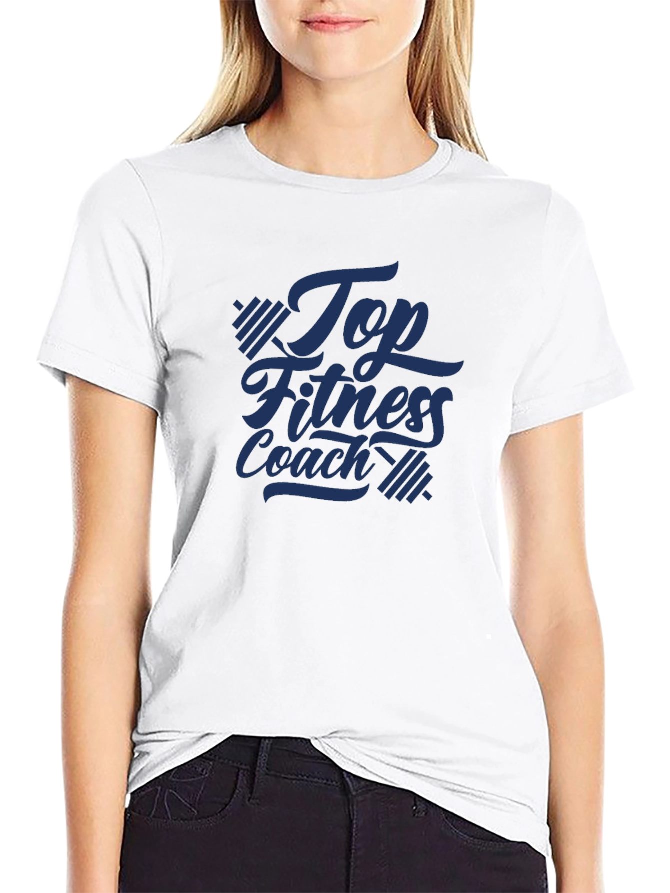 Top Fitness Coach Graphic Tee - Gym Motivation