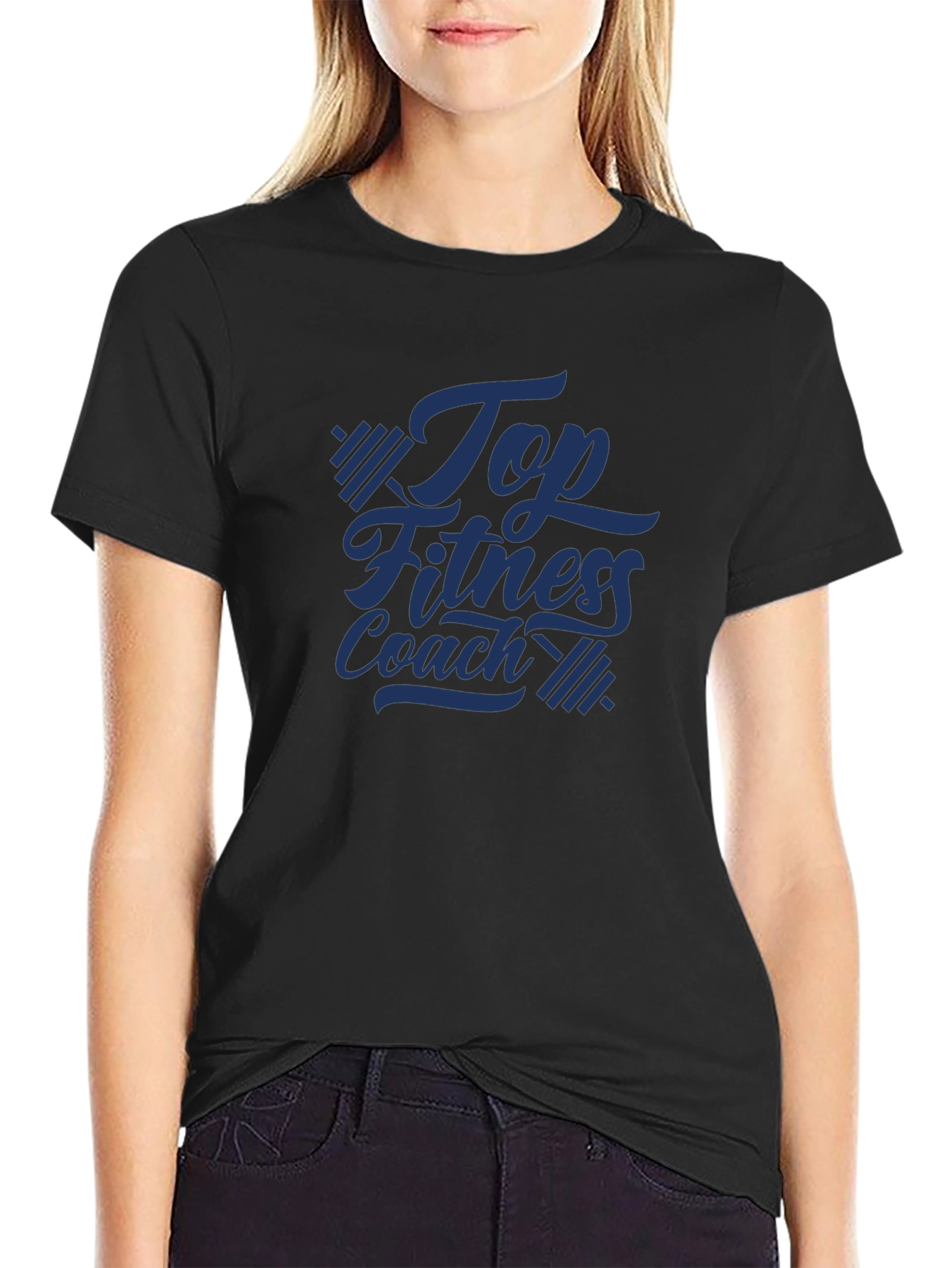 Top Fitness Coach Graphic Tee - Gym Motivation