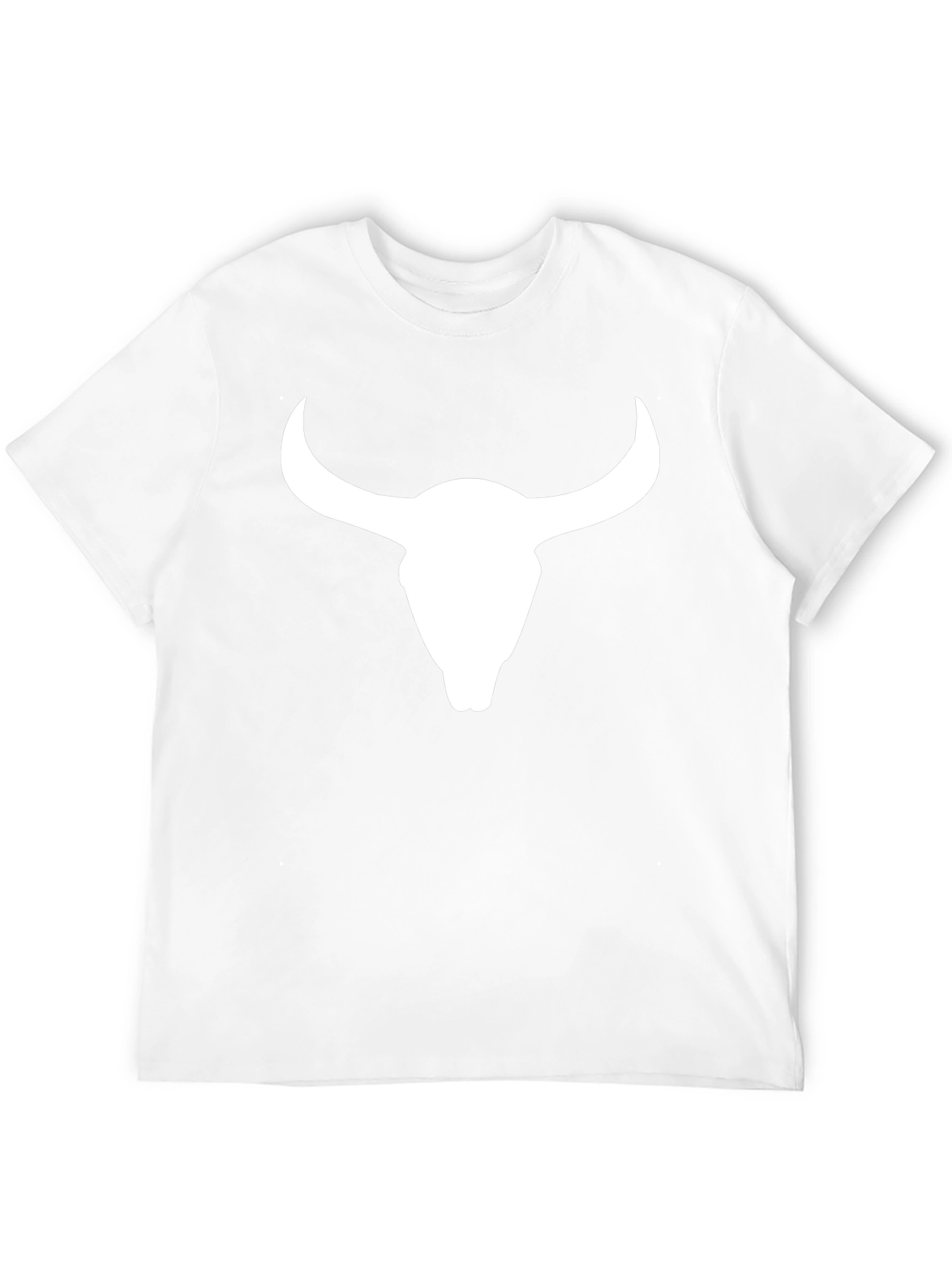 Bull Skull Graphic Tee - Classic Comfort