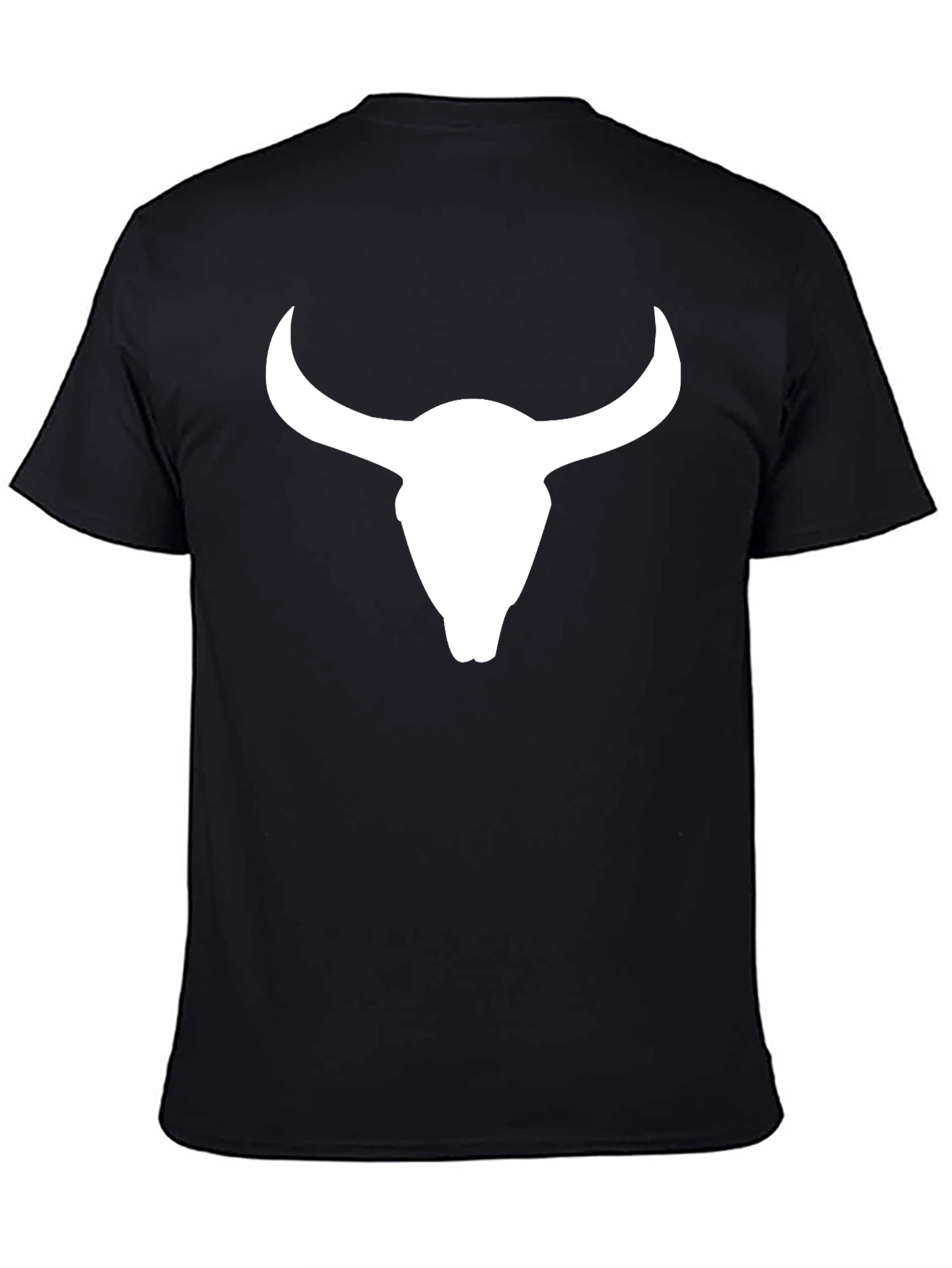 Bull Skull Graphic Tee - Classic Comfort