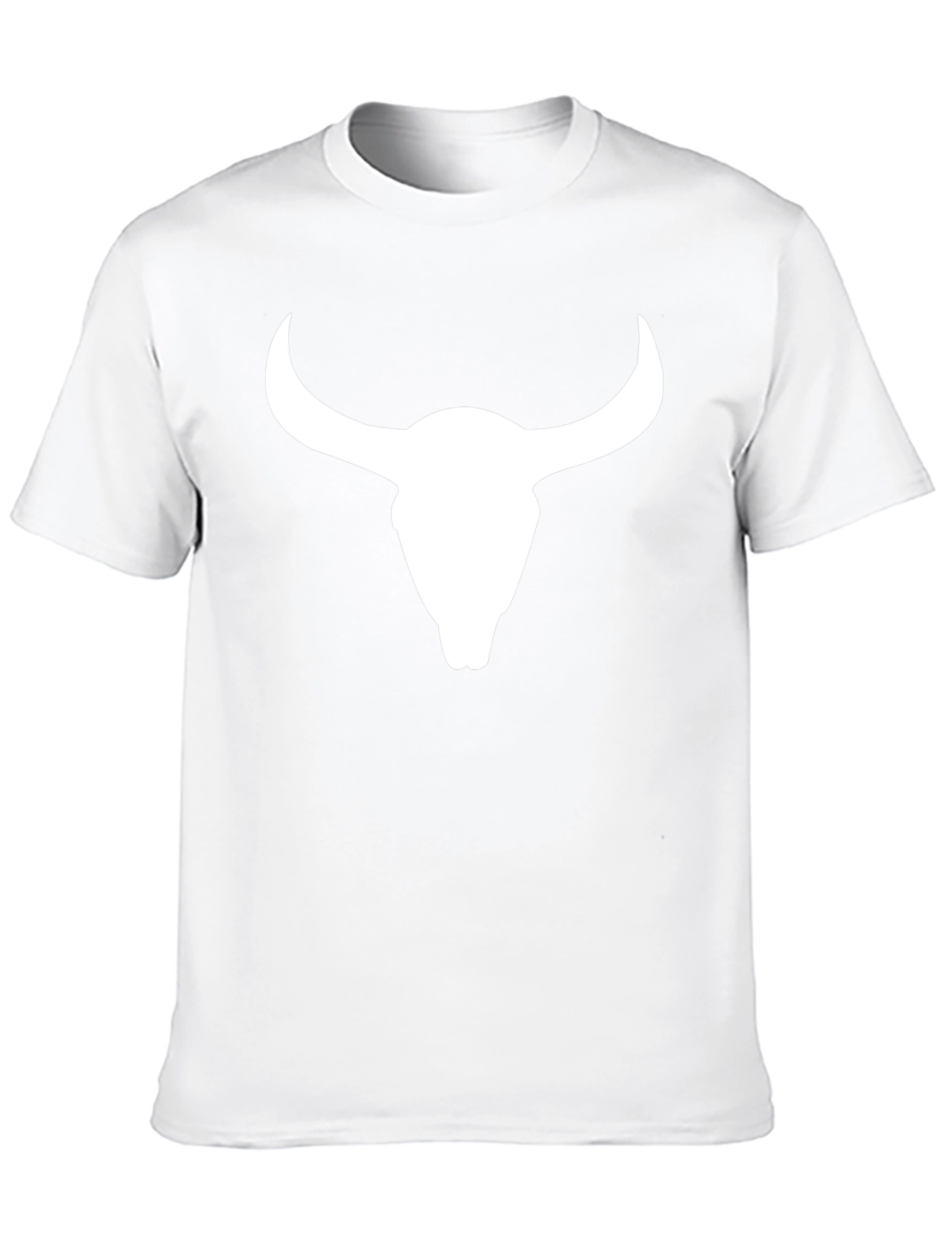 Bull Skull Graphic Tee - Classic Comfort