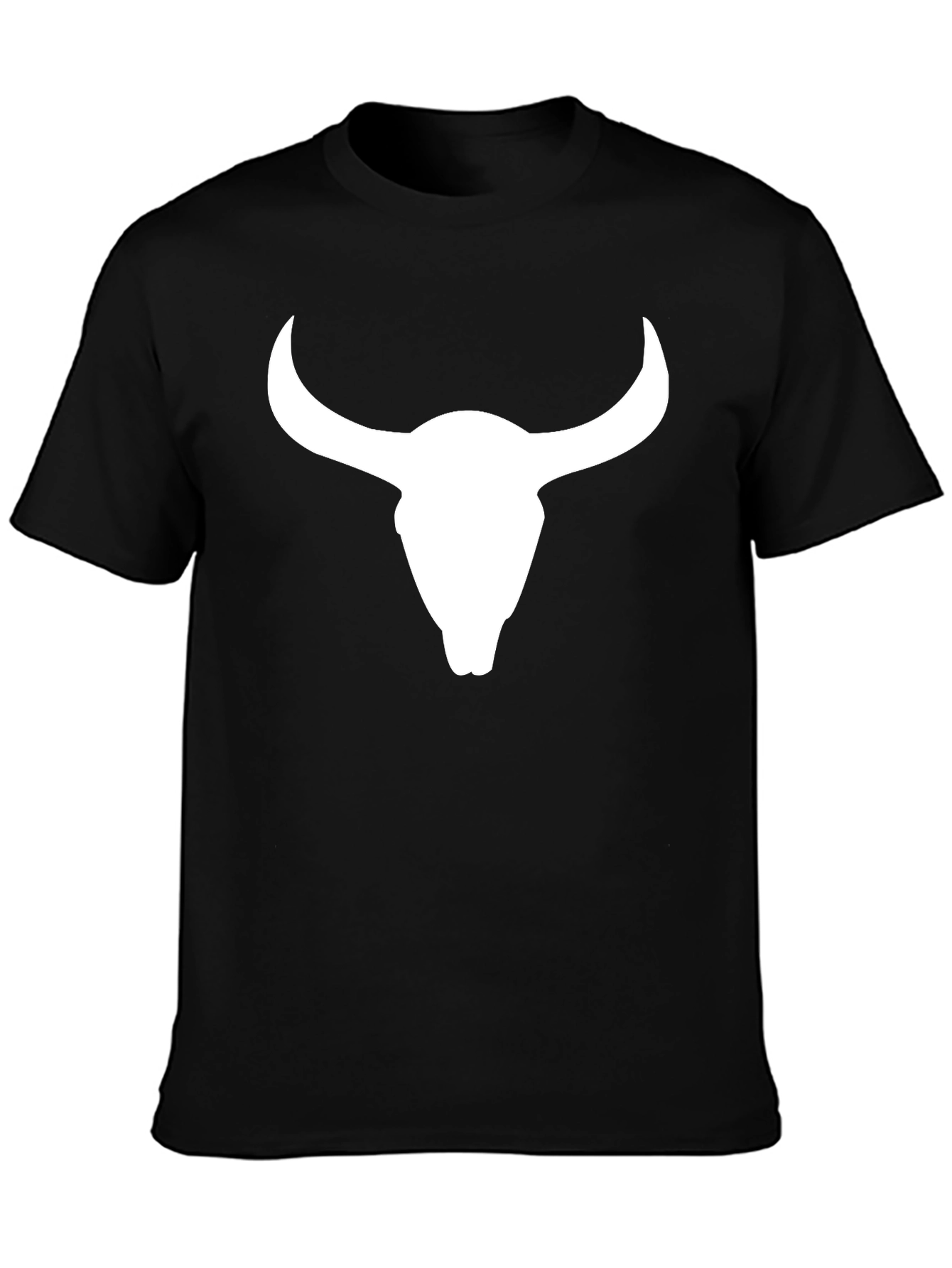 Bull Skull Graphic Tee - Classic Comfort
