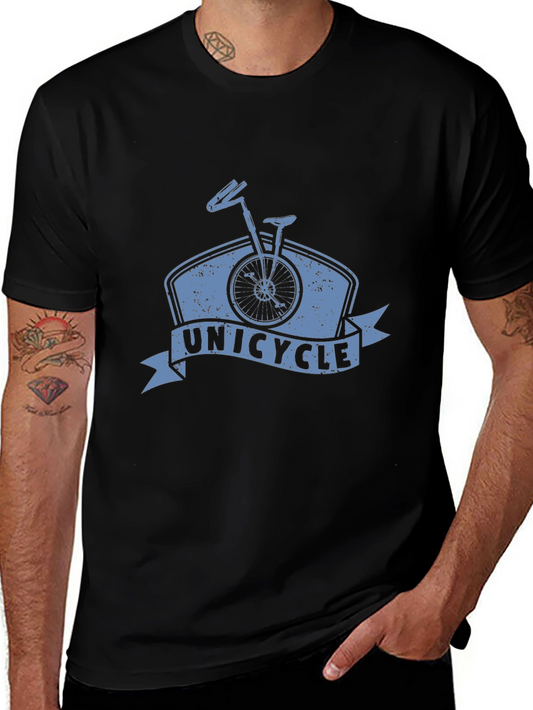 Unicycle Graphic Tee - Cool Retro Style