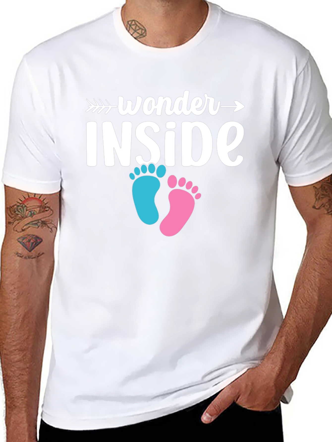 Wonder Inside Gender Reveal T-Shirt
