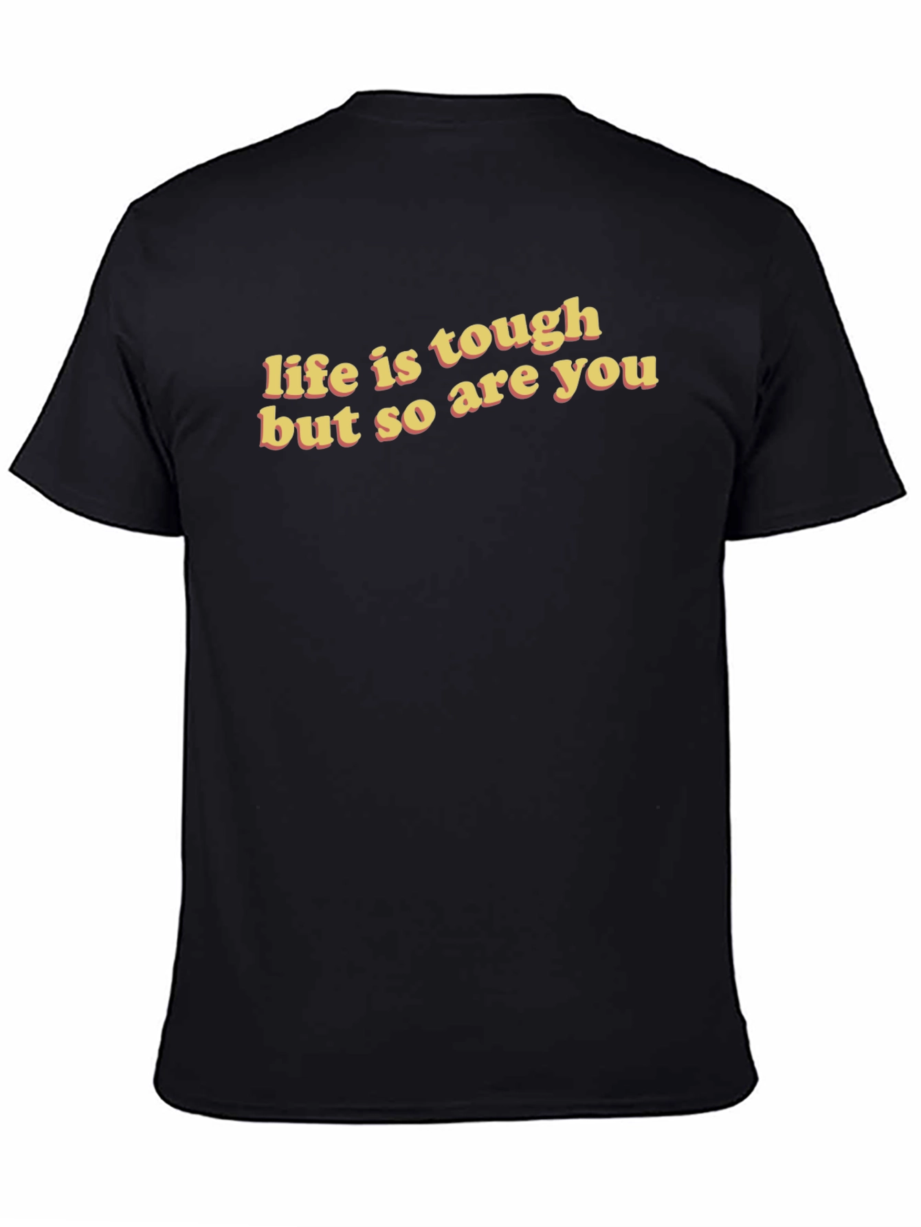 Life is Tough Graphic Tee - Black
