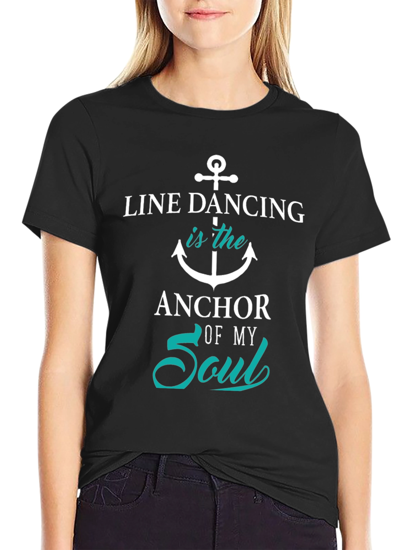 Line Dancing Anchor Soul T-Shirt
