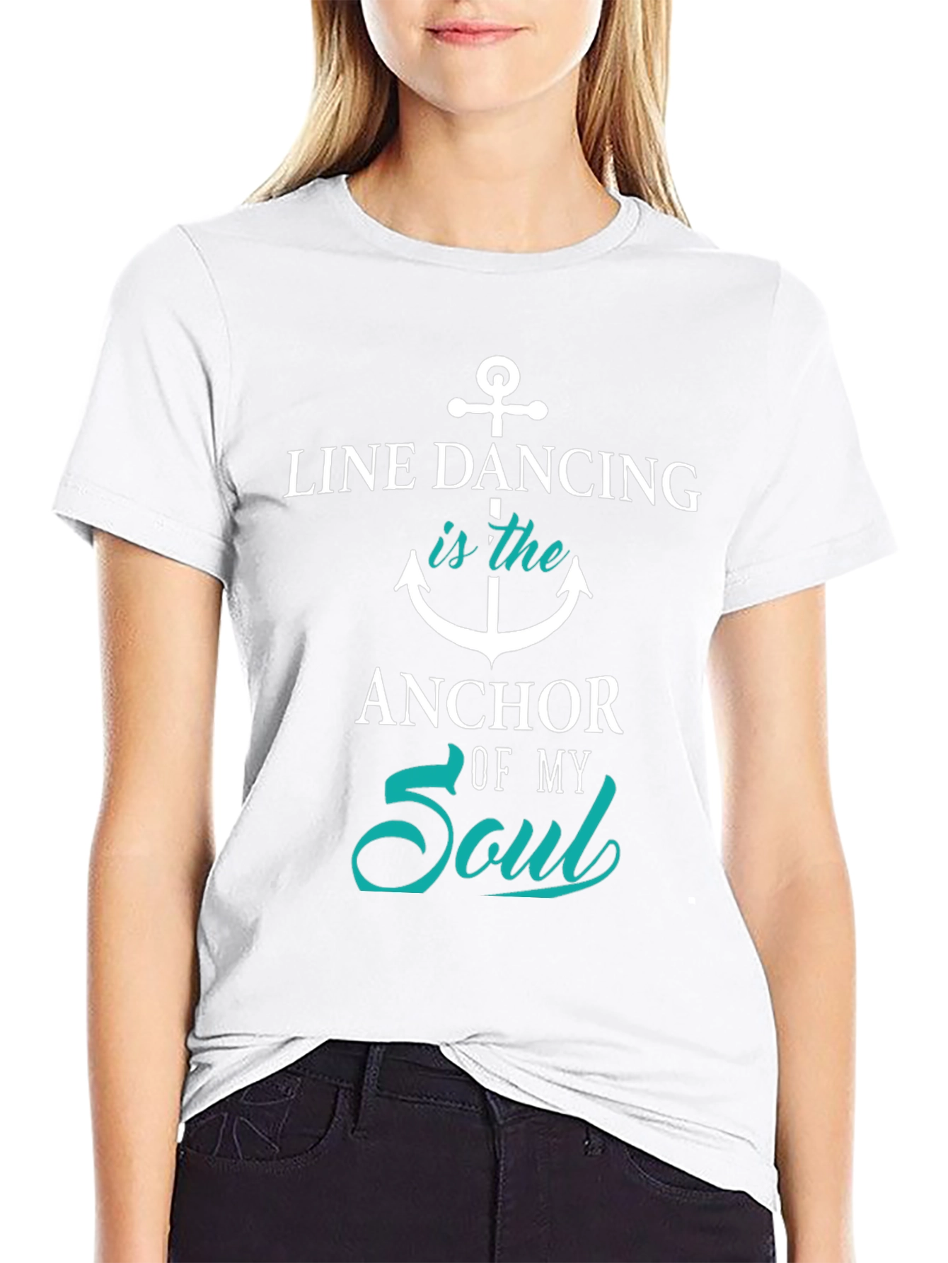 Line Dancing Anchor Soul T-Shirt