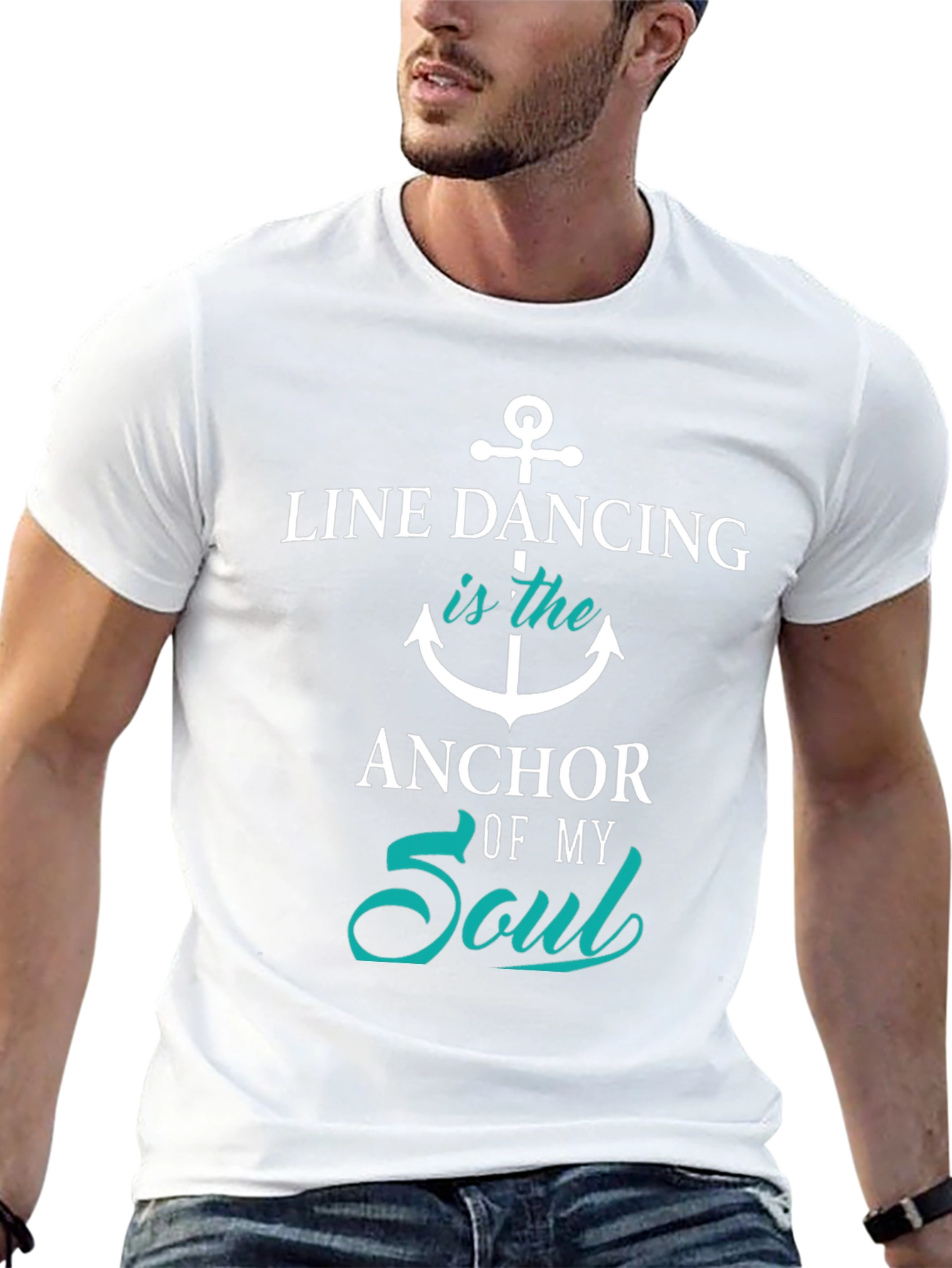 Line Dancing Anchor Soul T-Shirt