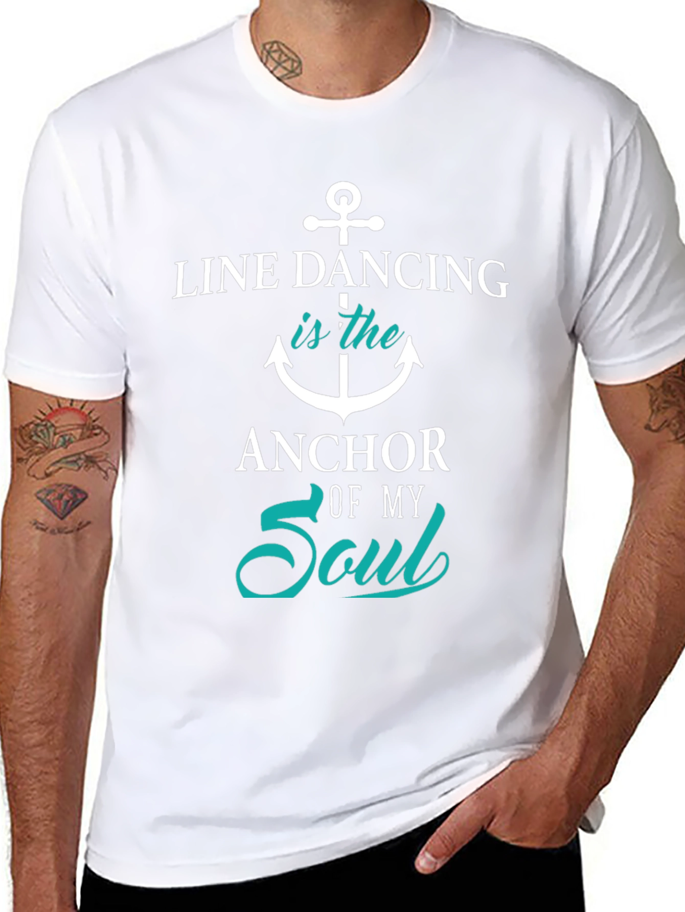 Line Dancing Anchor Soul T-Shirt
