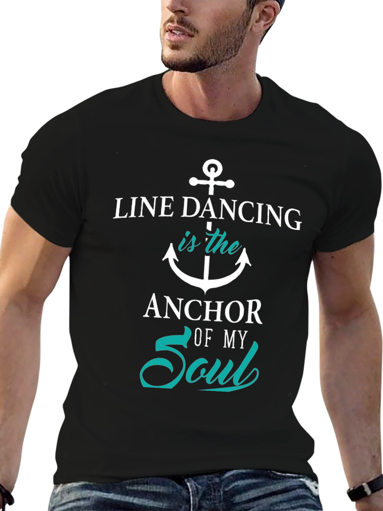 Line Dancing Anchor Soul T-Shirt
