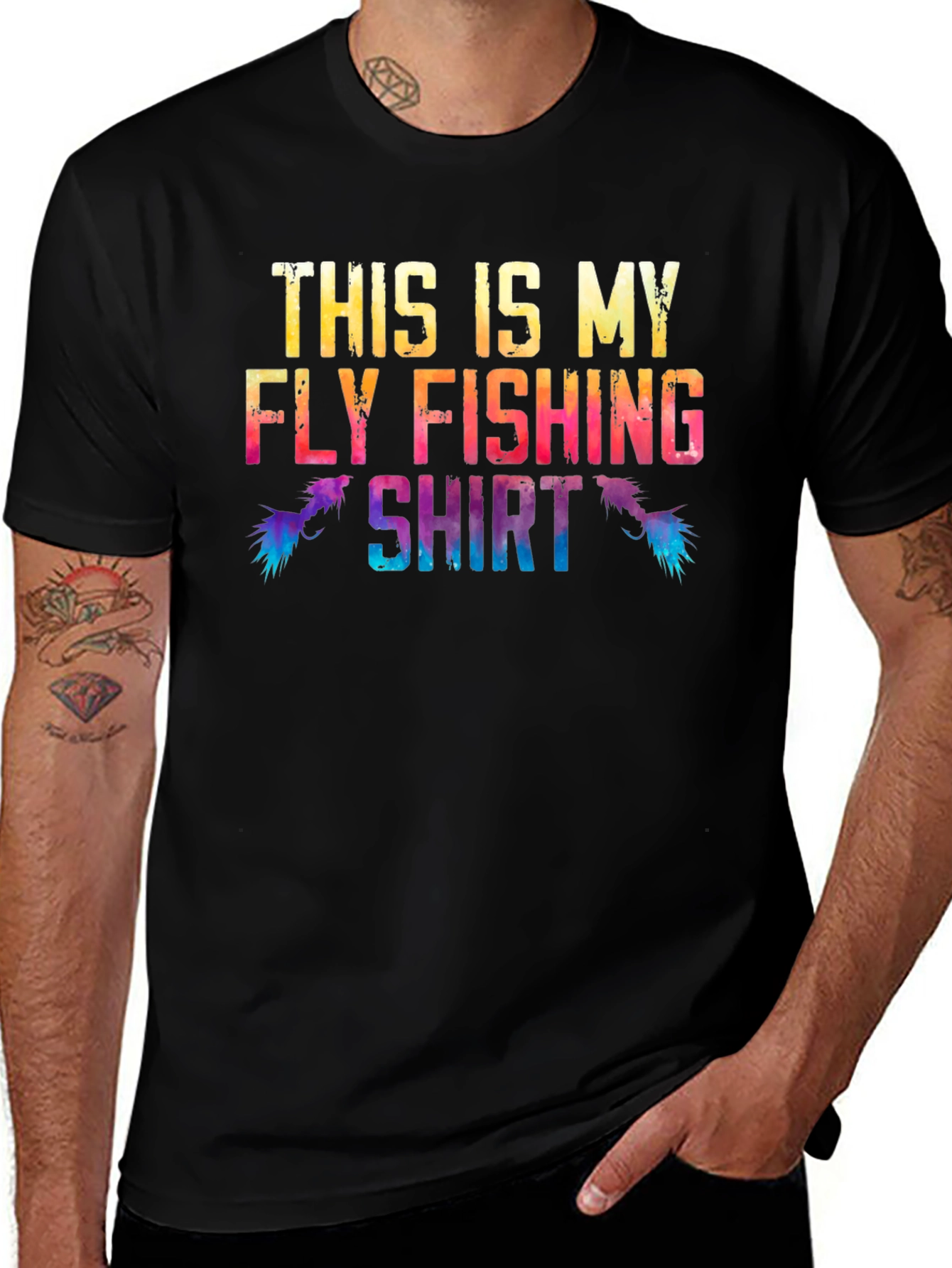 Fly Fishing Shirt - Mens Graphic Tee