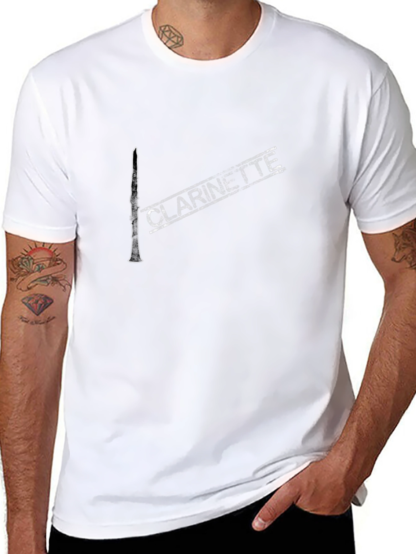 Clarinet Player Graphic T-Shirt
