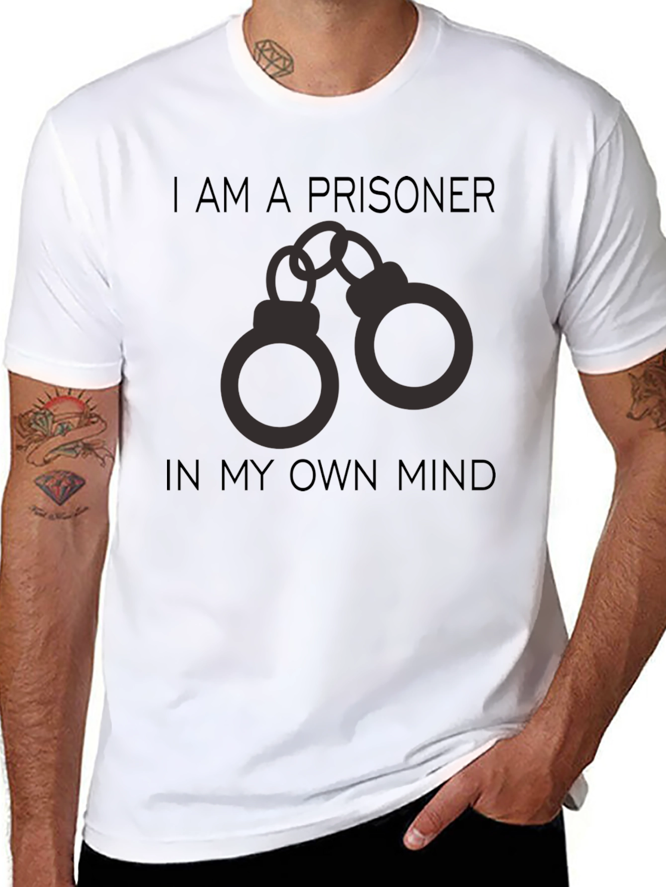 Prisoner of My Own Mind Graphic Tee - Black