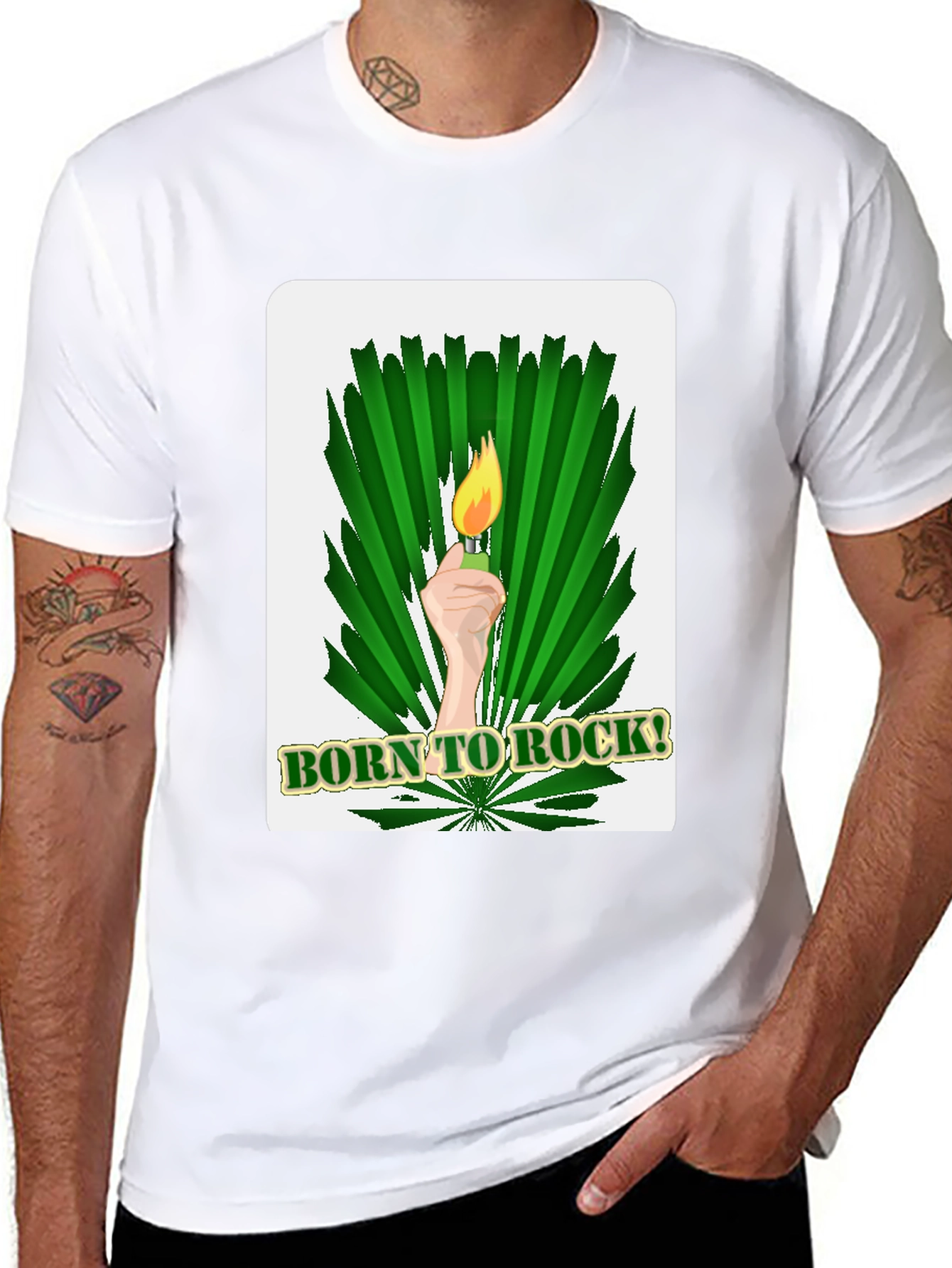 Born To Rock T-Shirt - Graphic Tee