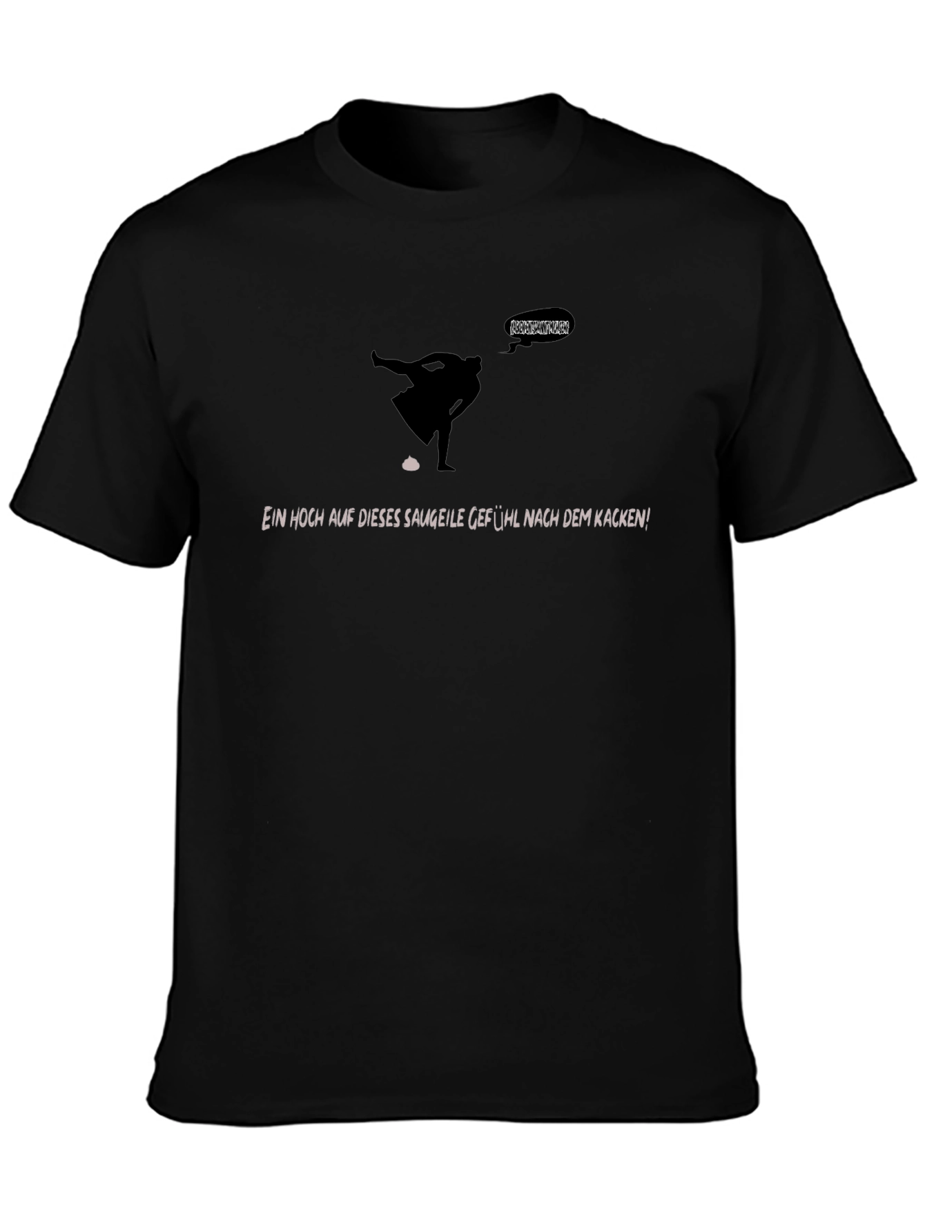 Funny Kacken T-Shirt - Black