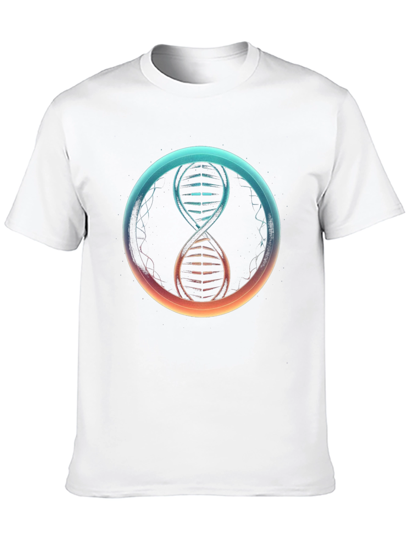 DNA Helix Graphic T-Shirt - Science Inspired Design