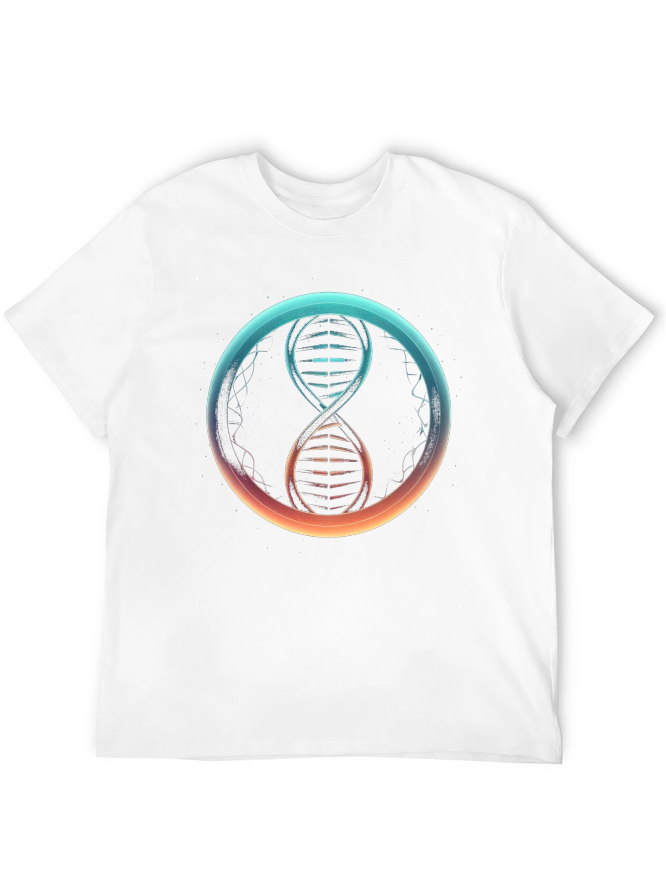 DNA Helix Graphic T-Shirt - Science Inspired Design
