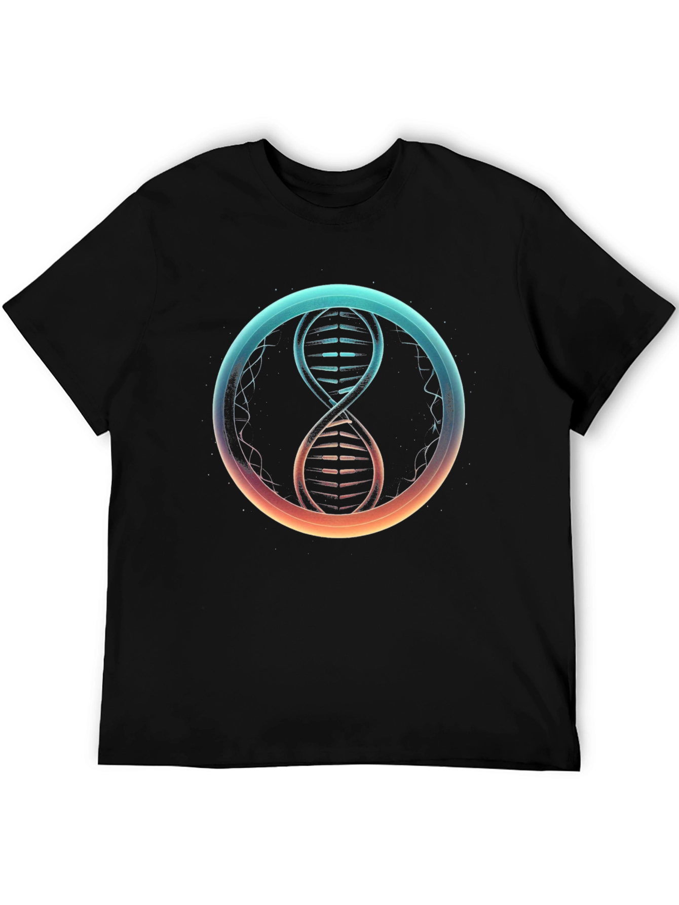 DNA Helix Graphic T-Shirt - Science Inspired Design