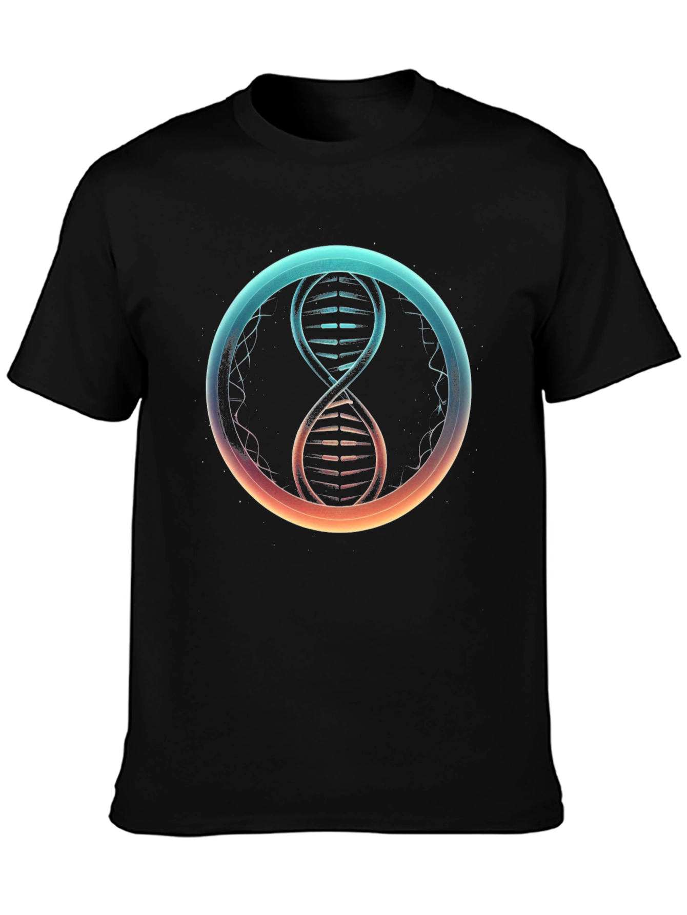 DNA Helix Graphic T-Shirt - Science Inspired Design