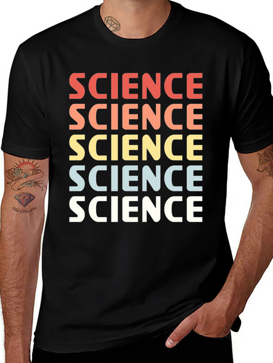 Science Repeated Graphic T-Shirt