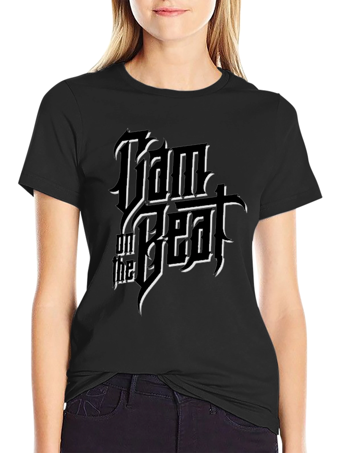I Am The Beat Graphic Tee - Black