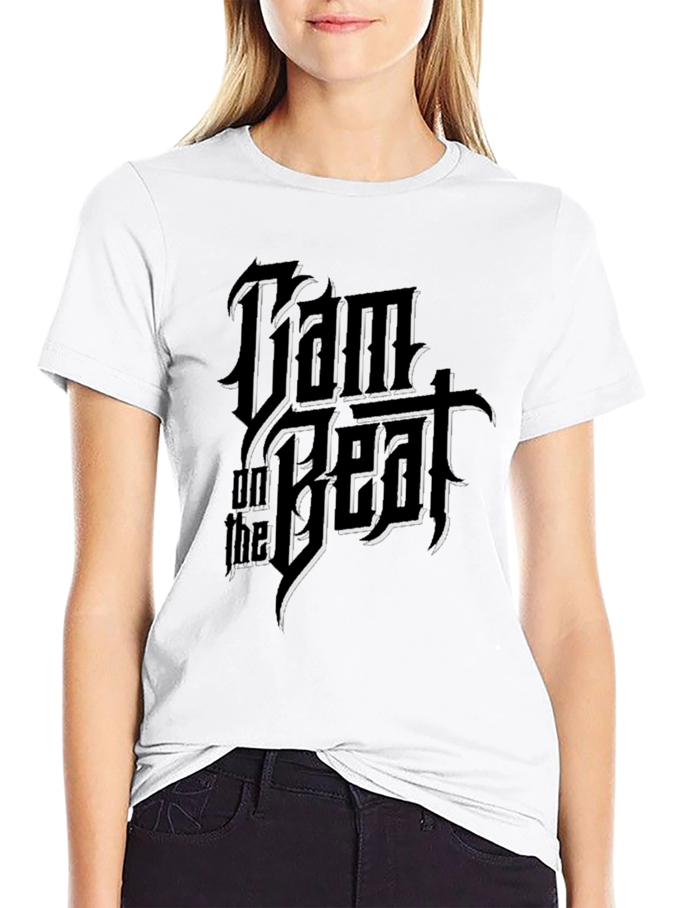I Am The Beat Graphic Tee - Black