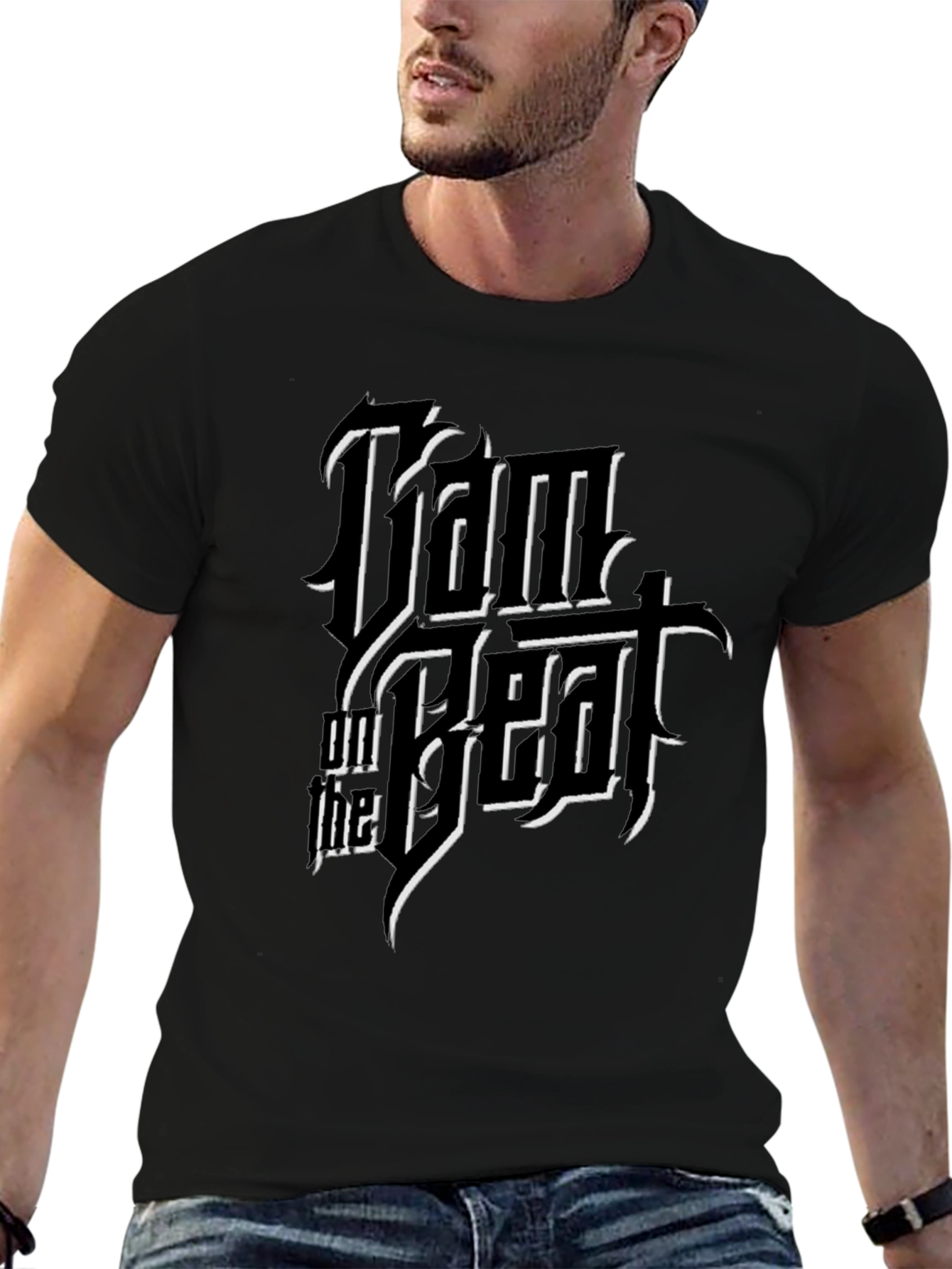 I Am The Beat Graphic Tee - Black